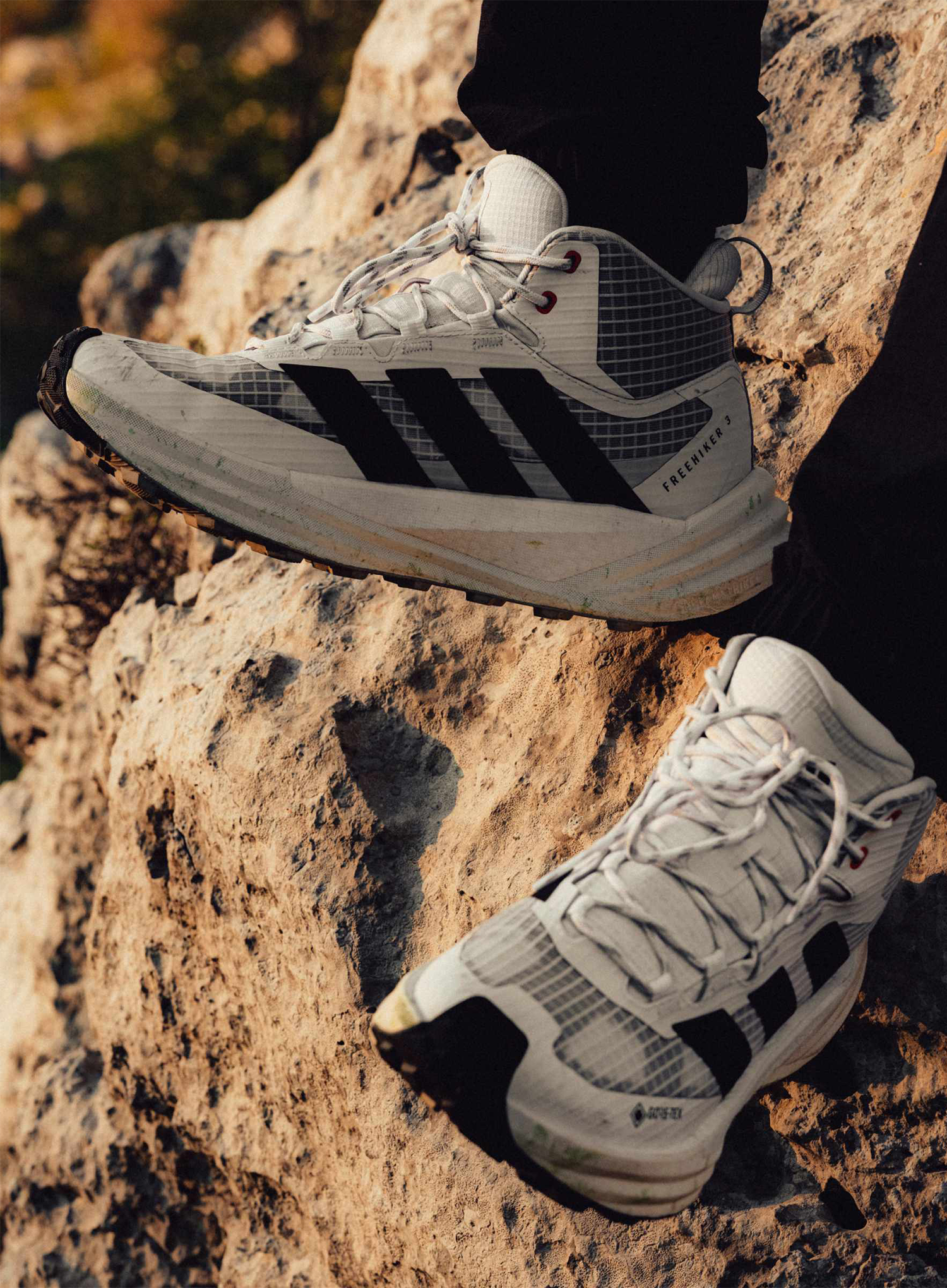 Wanderschuhe adidas TERREX Freehiker 3 Mid GTX - ftwr white/core blk/off white