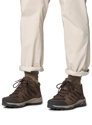 Wanderschuhe Columbia Redmond IV Mid Waterproof - cordovan/tangy orange
