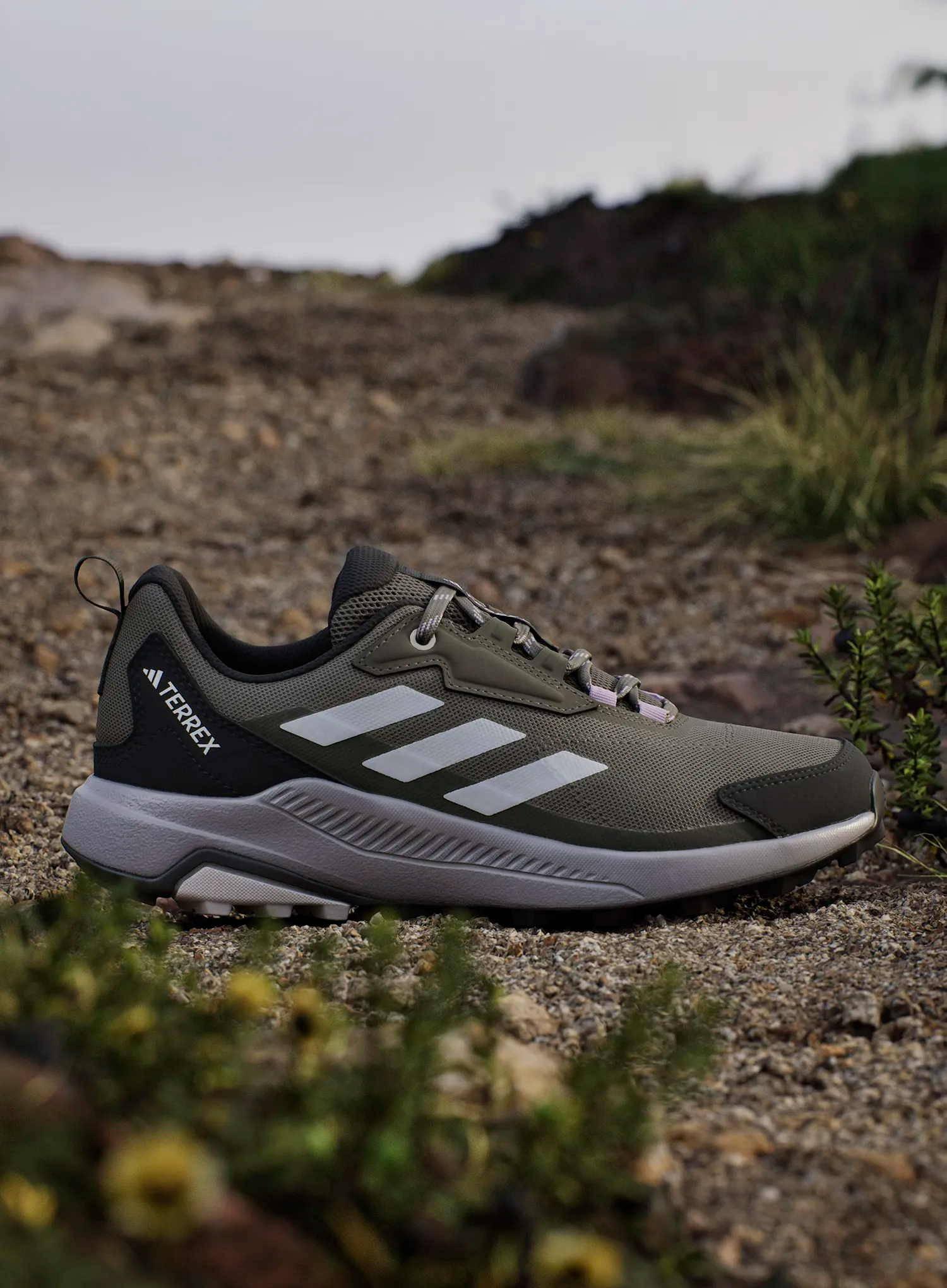 Wanderschuhe Damen adidas TERREX Anylander - olive strata/dash grey/n.cargo