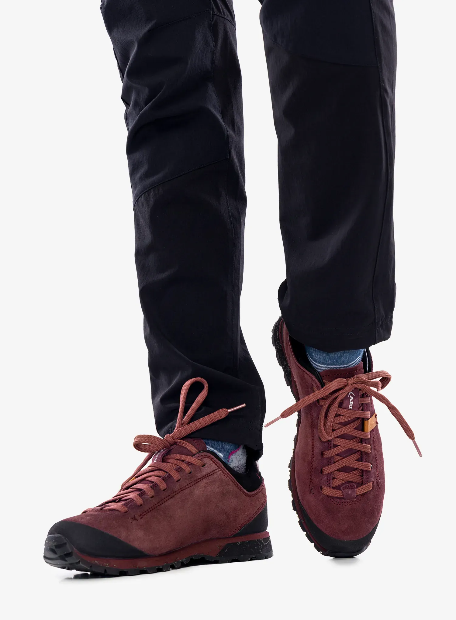 Wanderschuhe Damen AKU Bellamont III Suede GTX - wine/violet