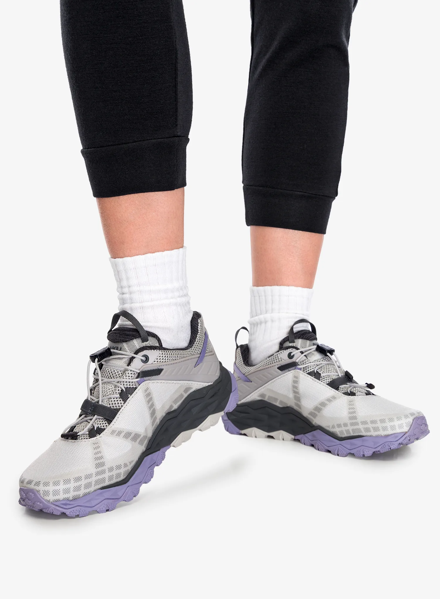 Wanderschuhe Damen AKU Flyrock GTX - light grey/violet