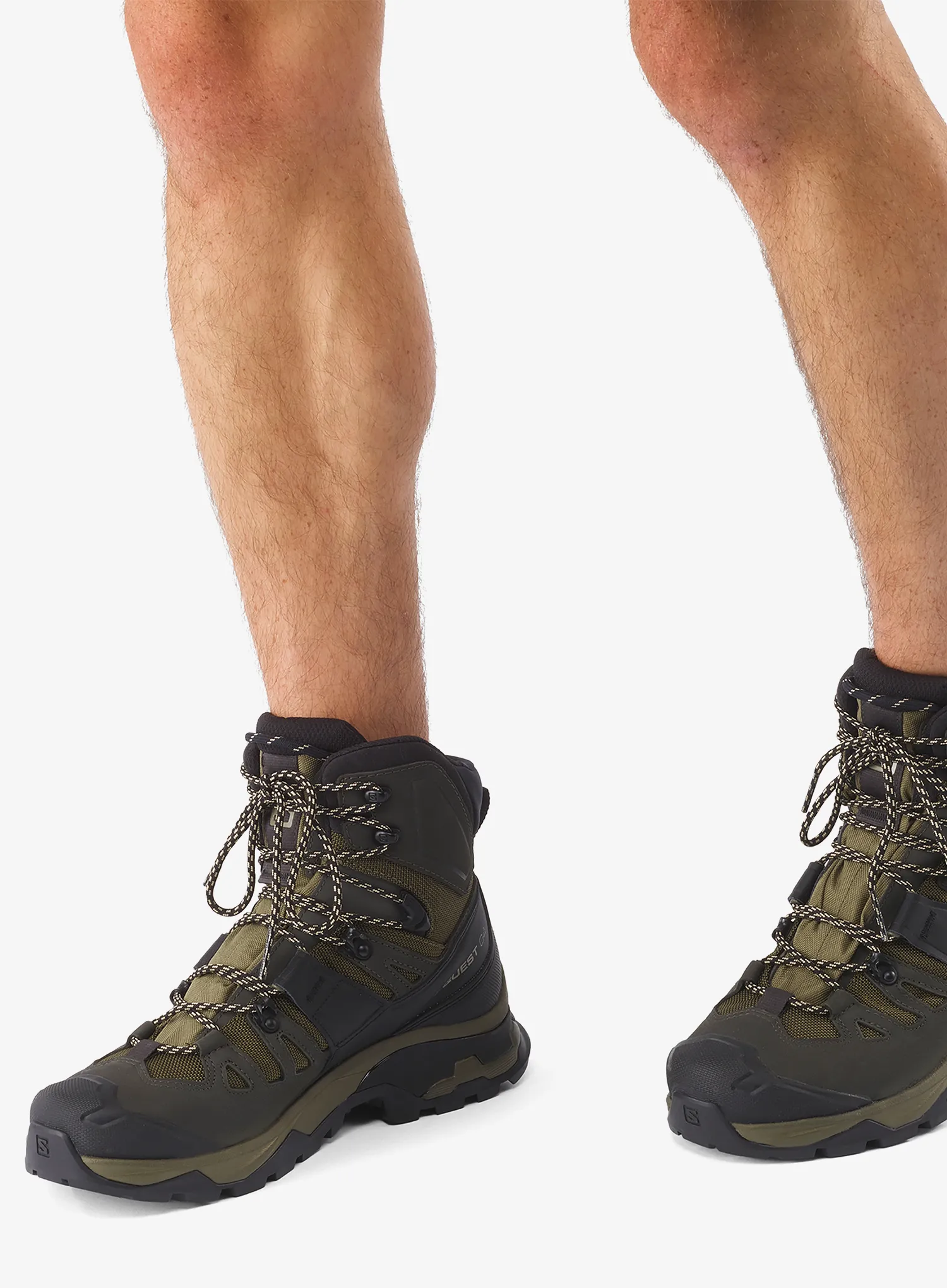 Wanderschuhe Herren Salomon Quest 4 GTX - olive night/peat