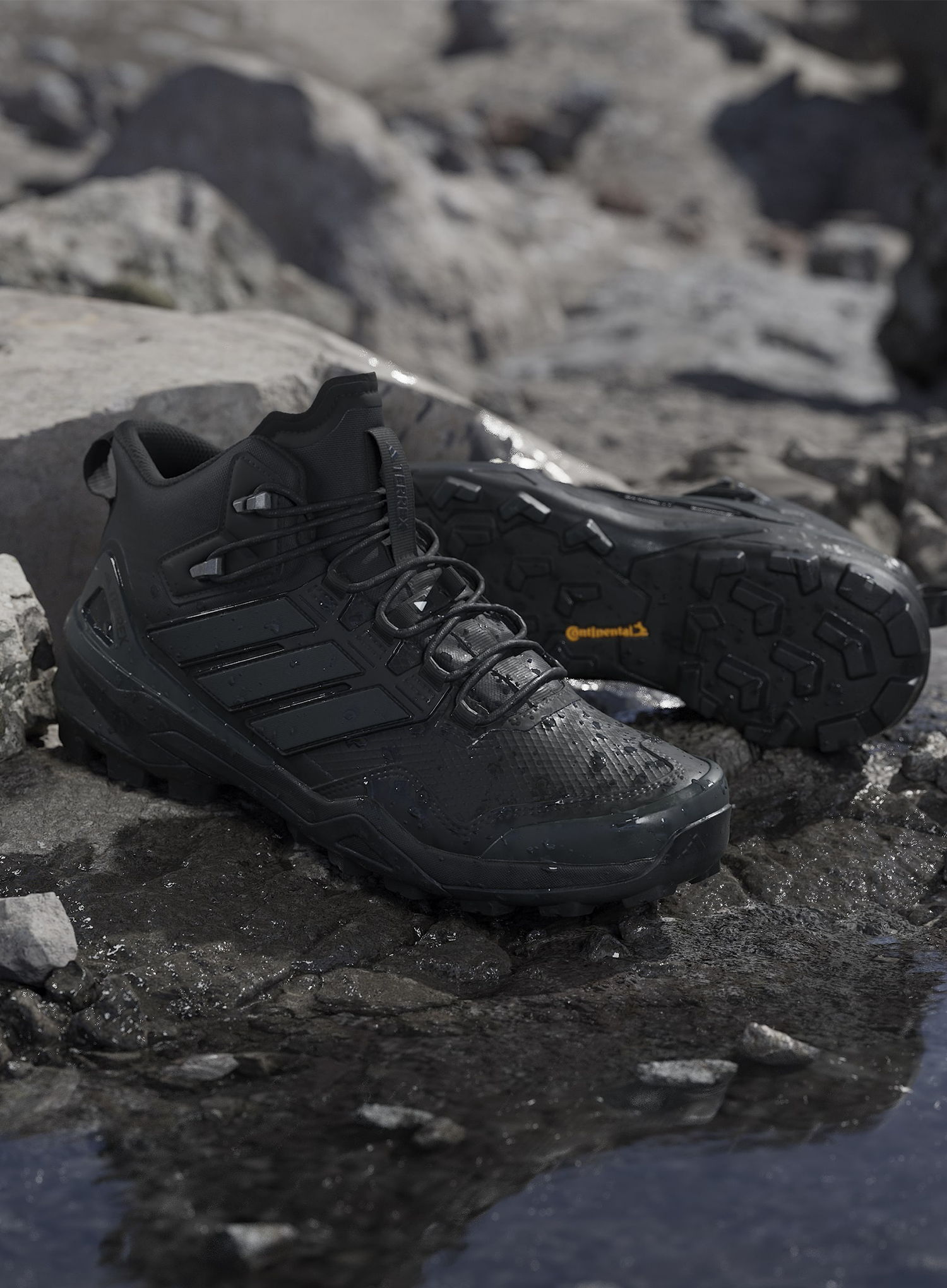 Wanderschuhe adidas TERREX Skychaser Mid GTX - core black/core black/carbon