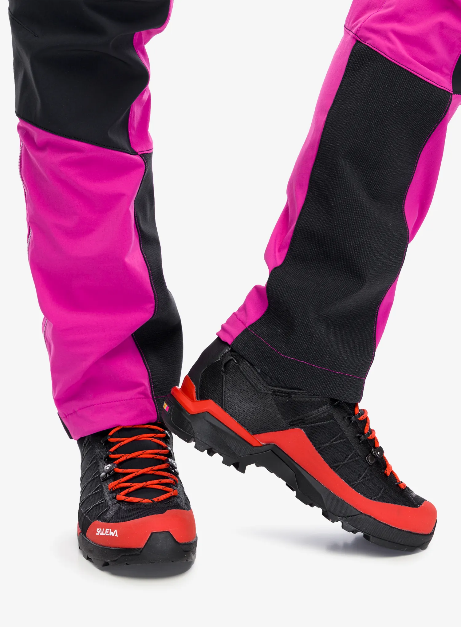 Hochtourenschuhe Damen Salewa Ortles Light Mid PTX - flame/black
