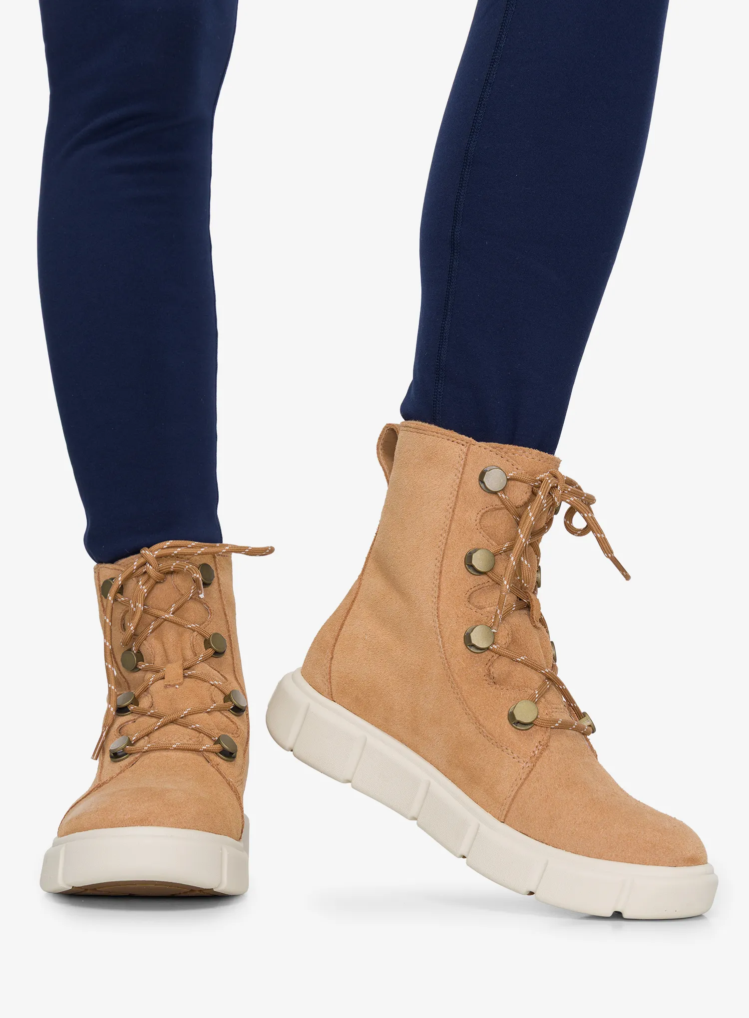 Winterschuhe Damen Sorel Explorer III Joan WP - tawny buff/chalk