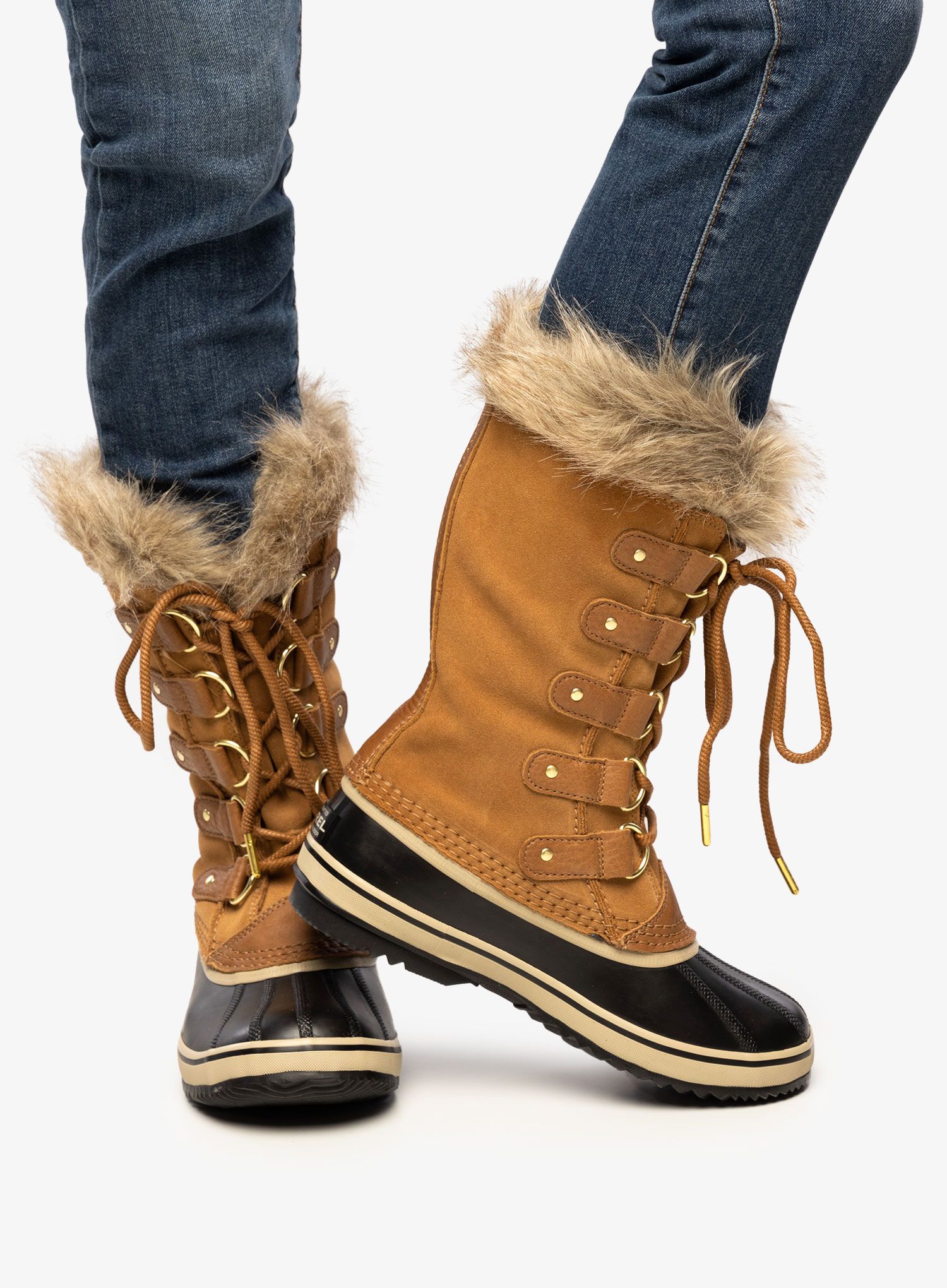 Winterschuhe Damen Sorel Joan of Arctic - camel brown/black