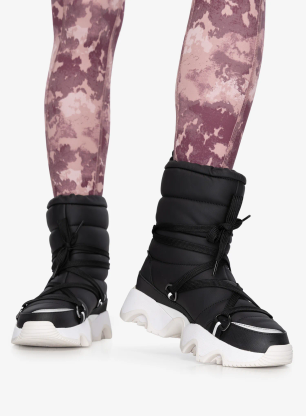 Winterschuhe Damen Sorel Kinetic Impact NXT Boot - black/sea salt
