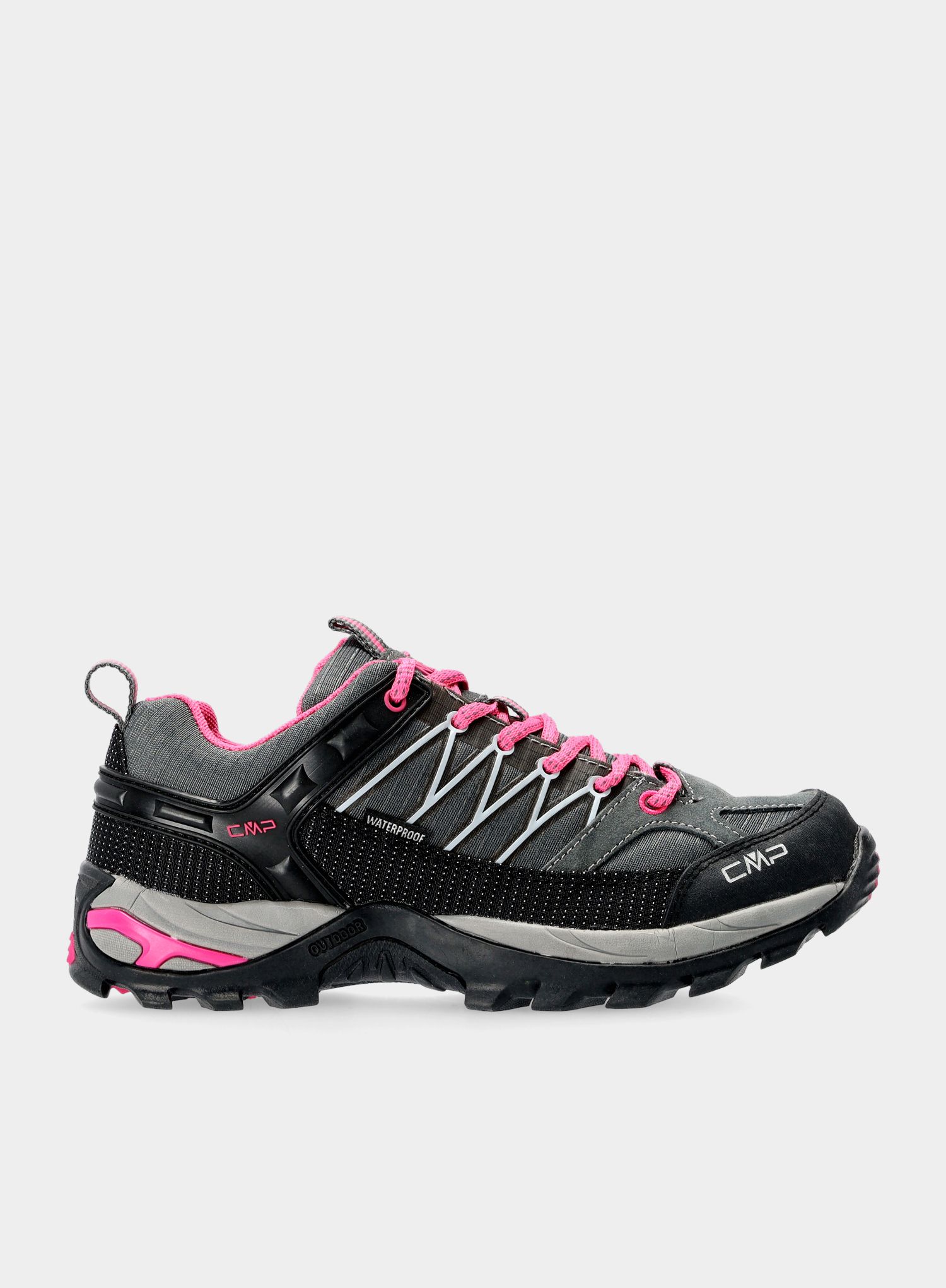 Wanderschuhe Damen CMP Rigel Low WP - grey/fuxia/ice