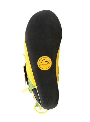Kletterschuhe Kinder La Sportiva Stickit - lime/yellow