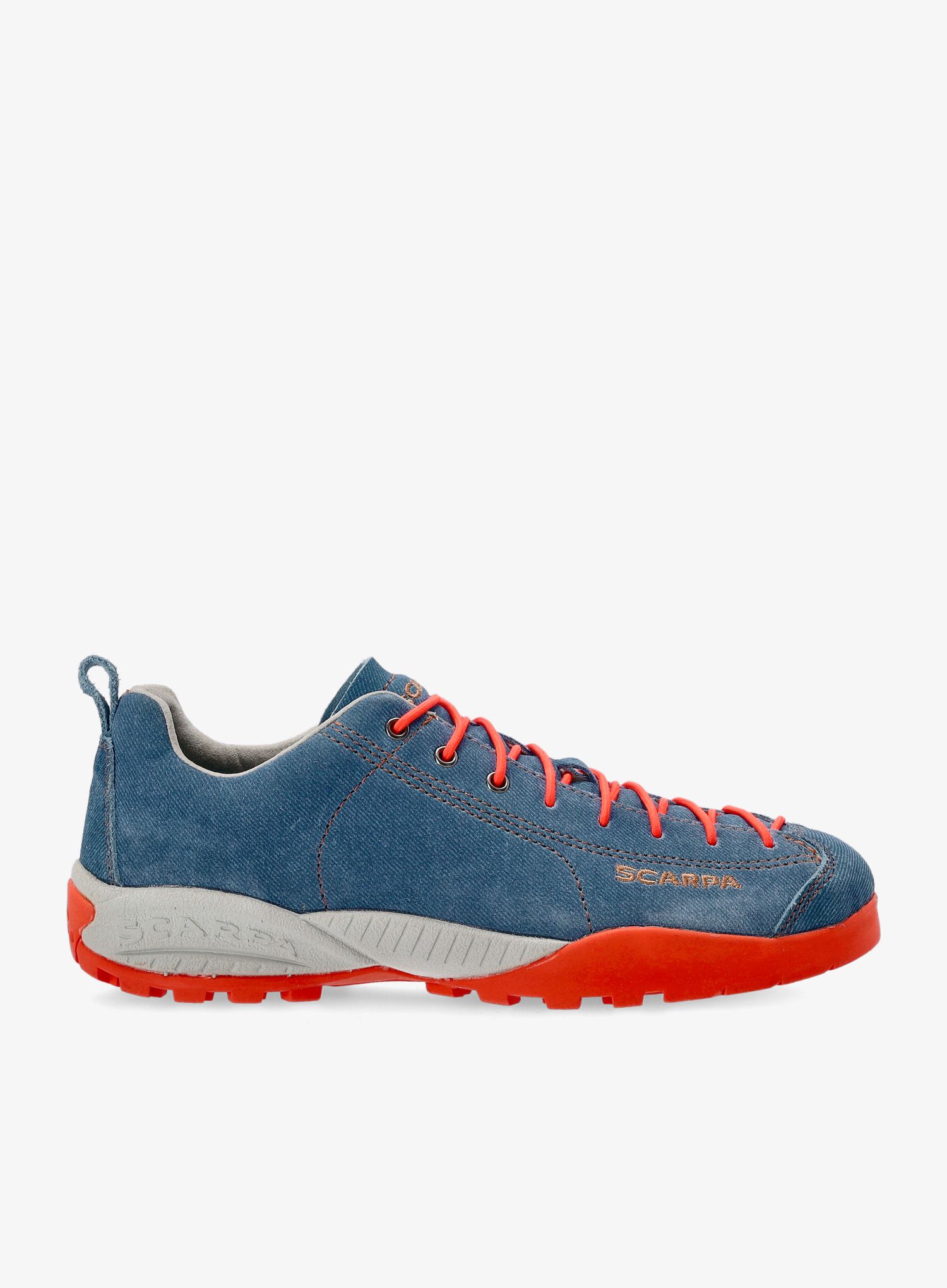 Kinderschuhe Scarpa Mojito Kid - blue/orange neon 