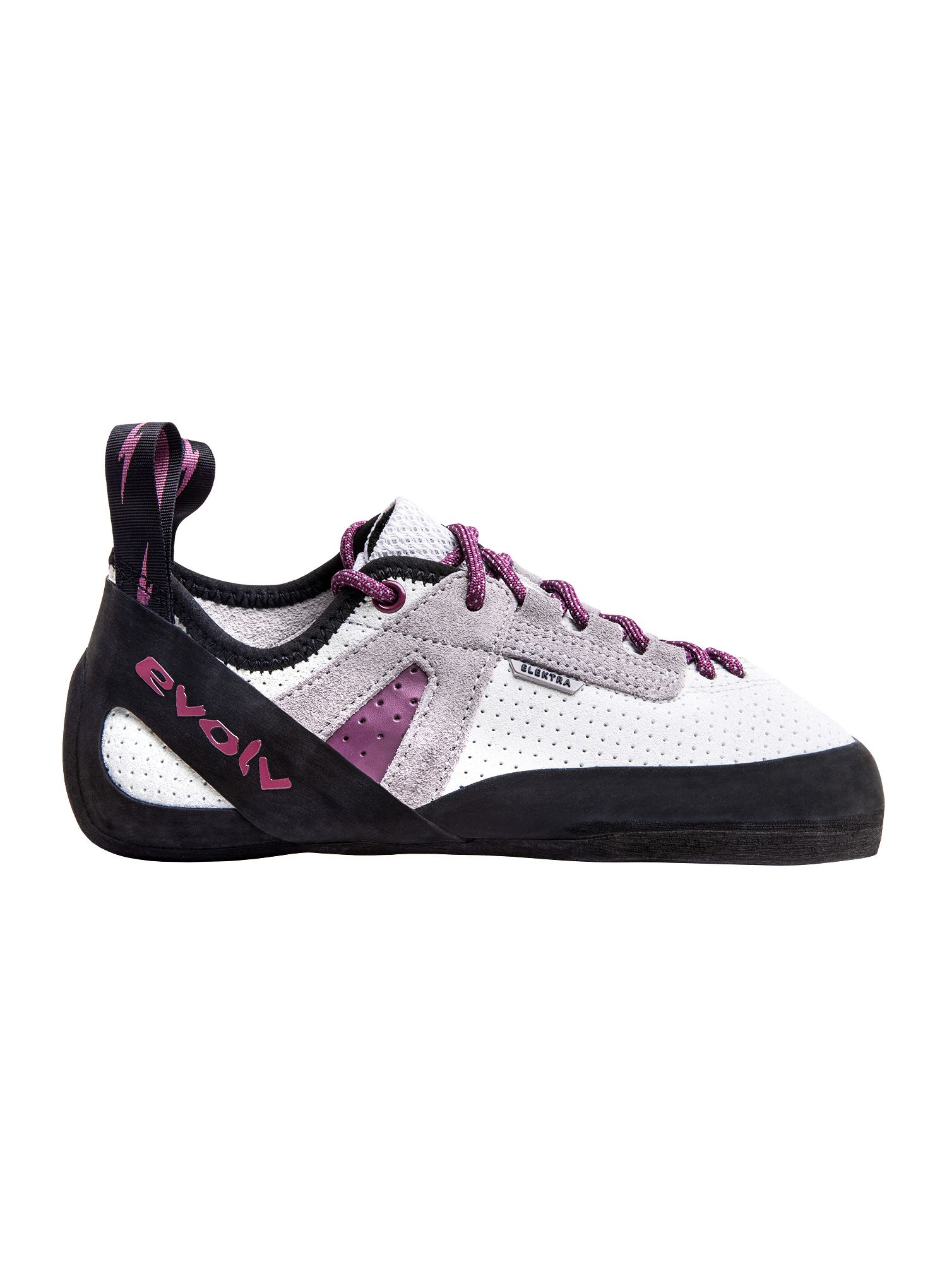 Kletterschuhe Evolv Elektra Lace - silk white/grape