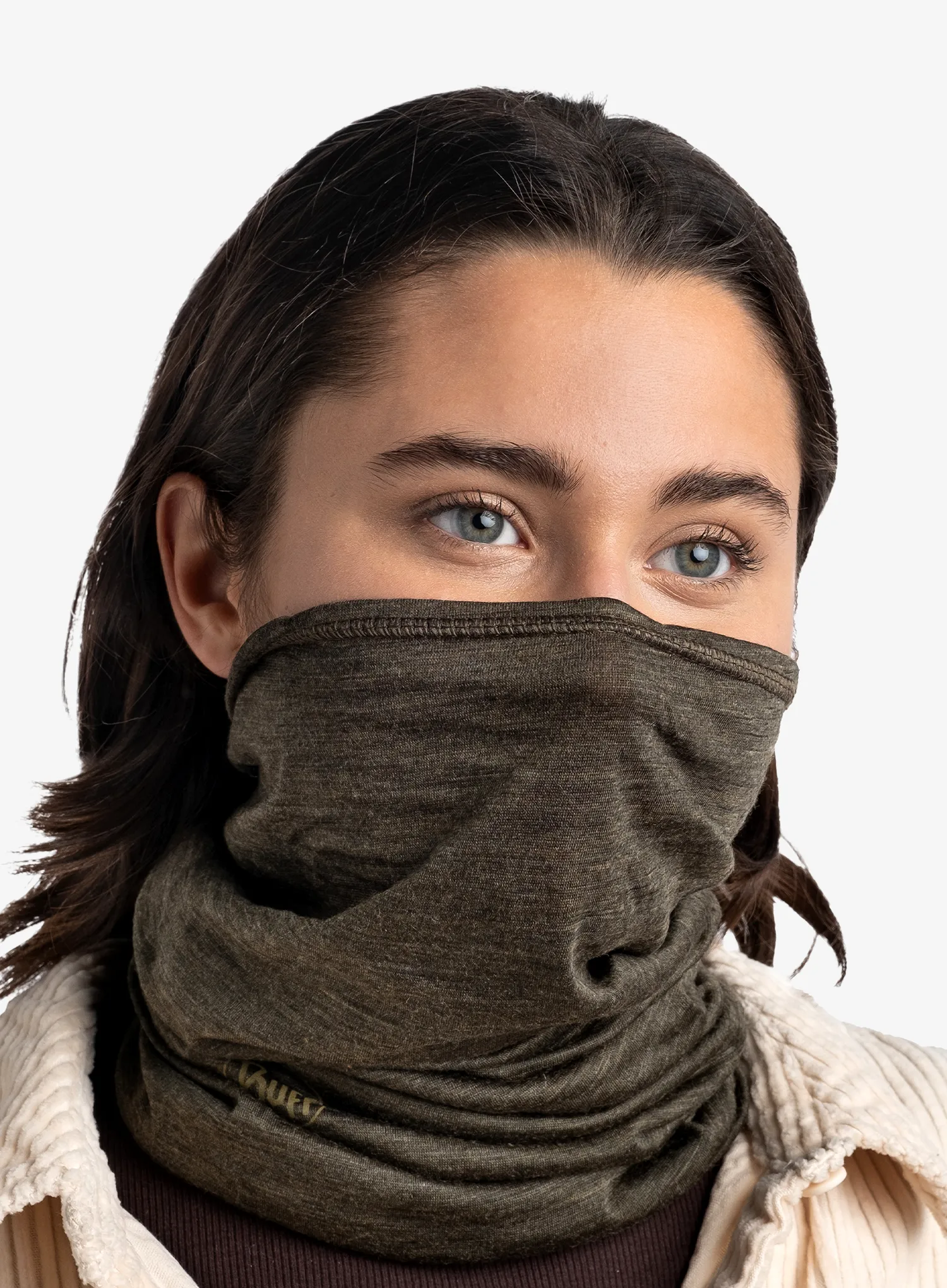 Multifunktionstuch Buff Lightweight Merino Wool - solid bark