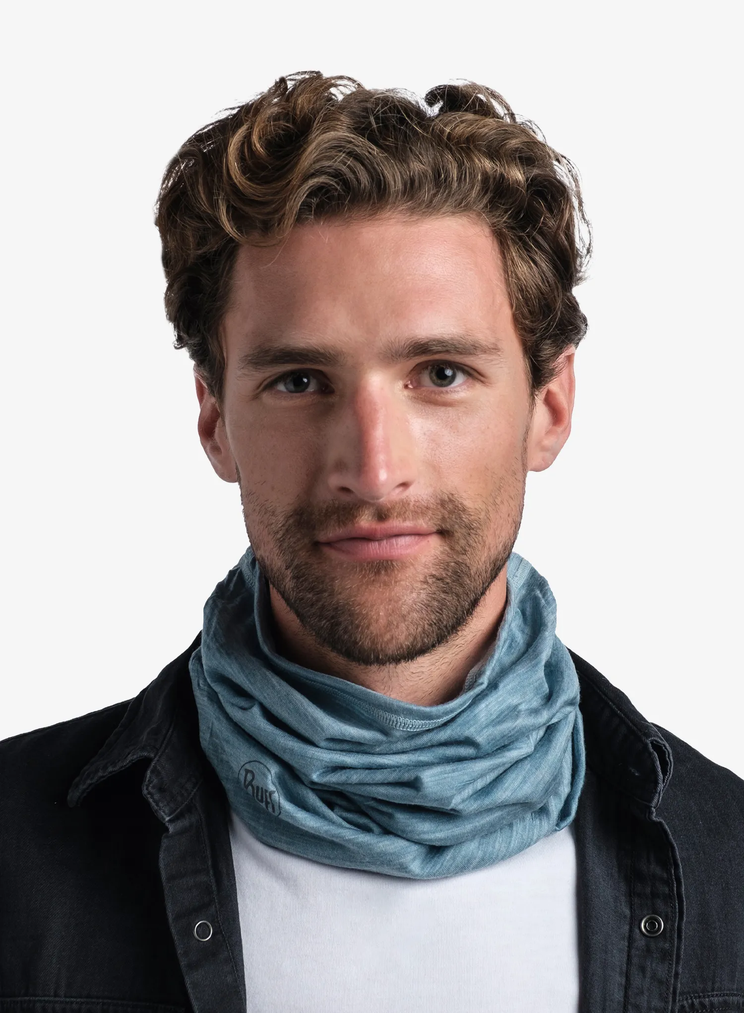 Multifunktionstuch Buff Lightweight Merino Wool - solid pool