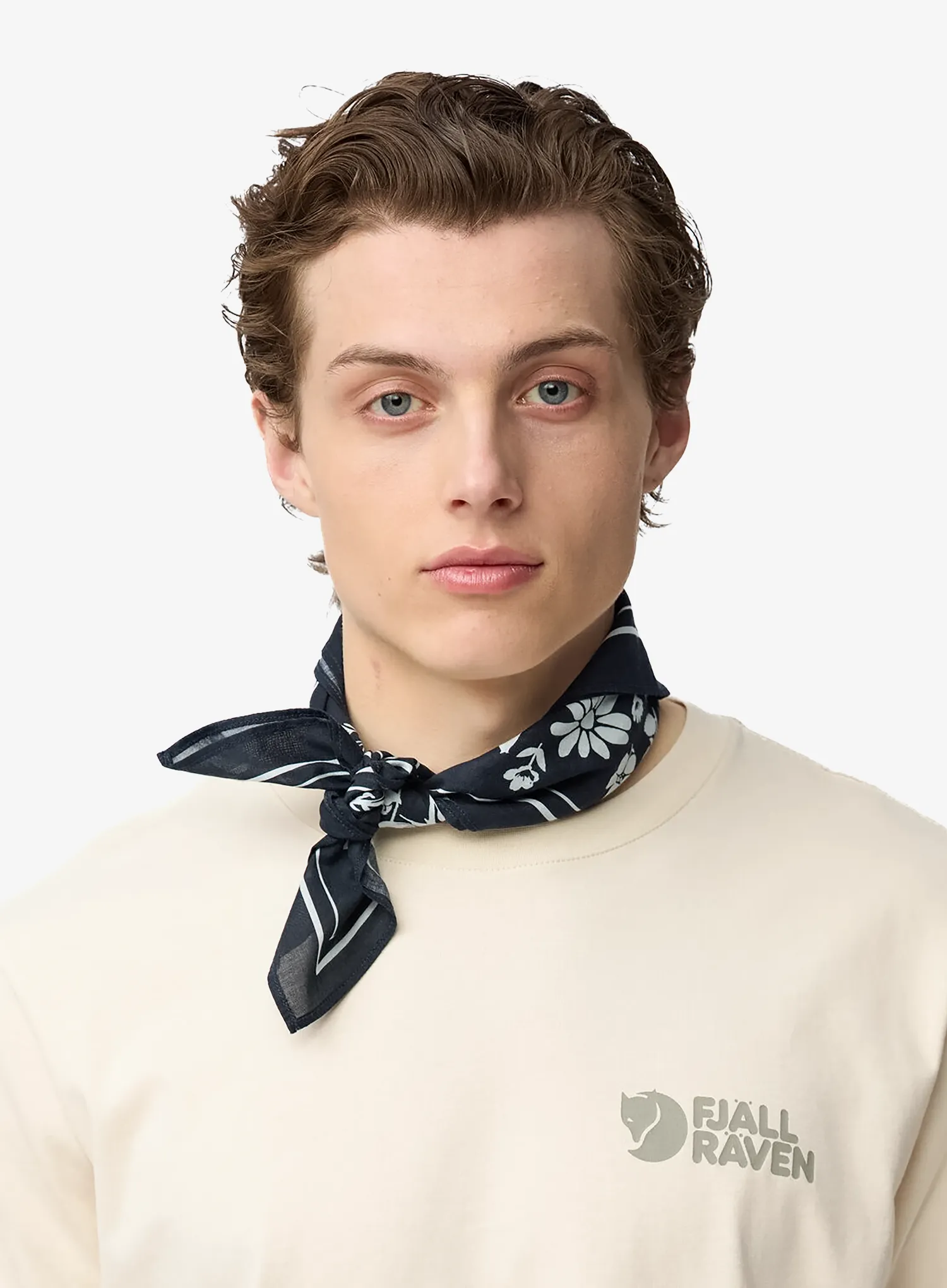 Tuch Fjallraven Fjallblomster Bandana - dark navy