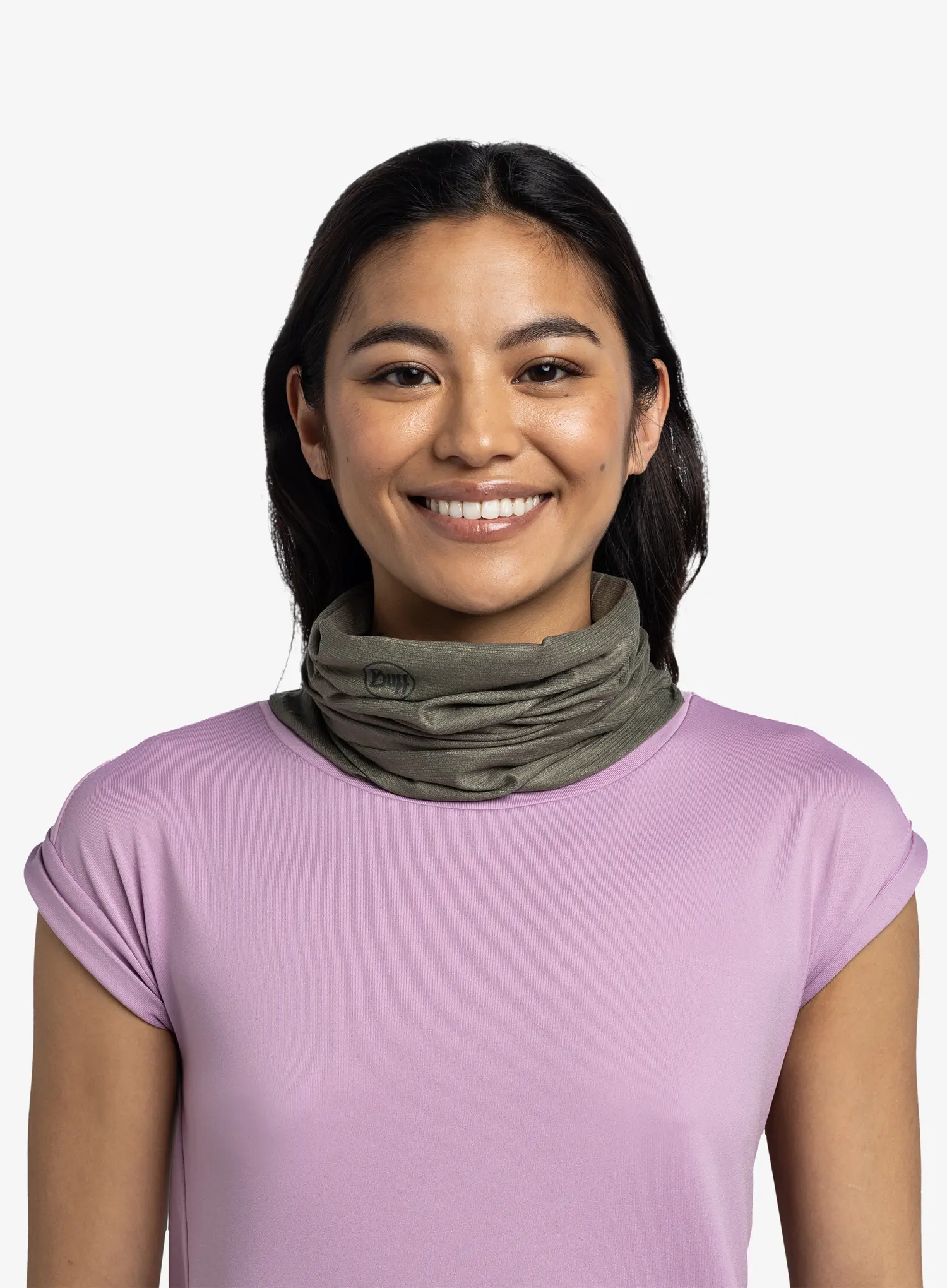 Multifunktionstuch Buff Coolnet UV - solid khaki