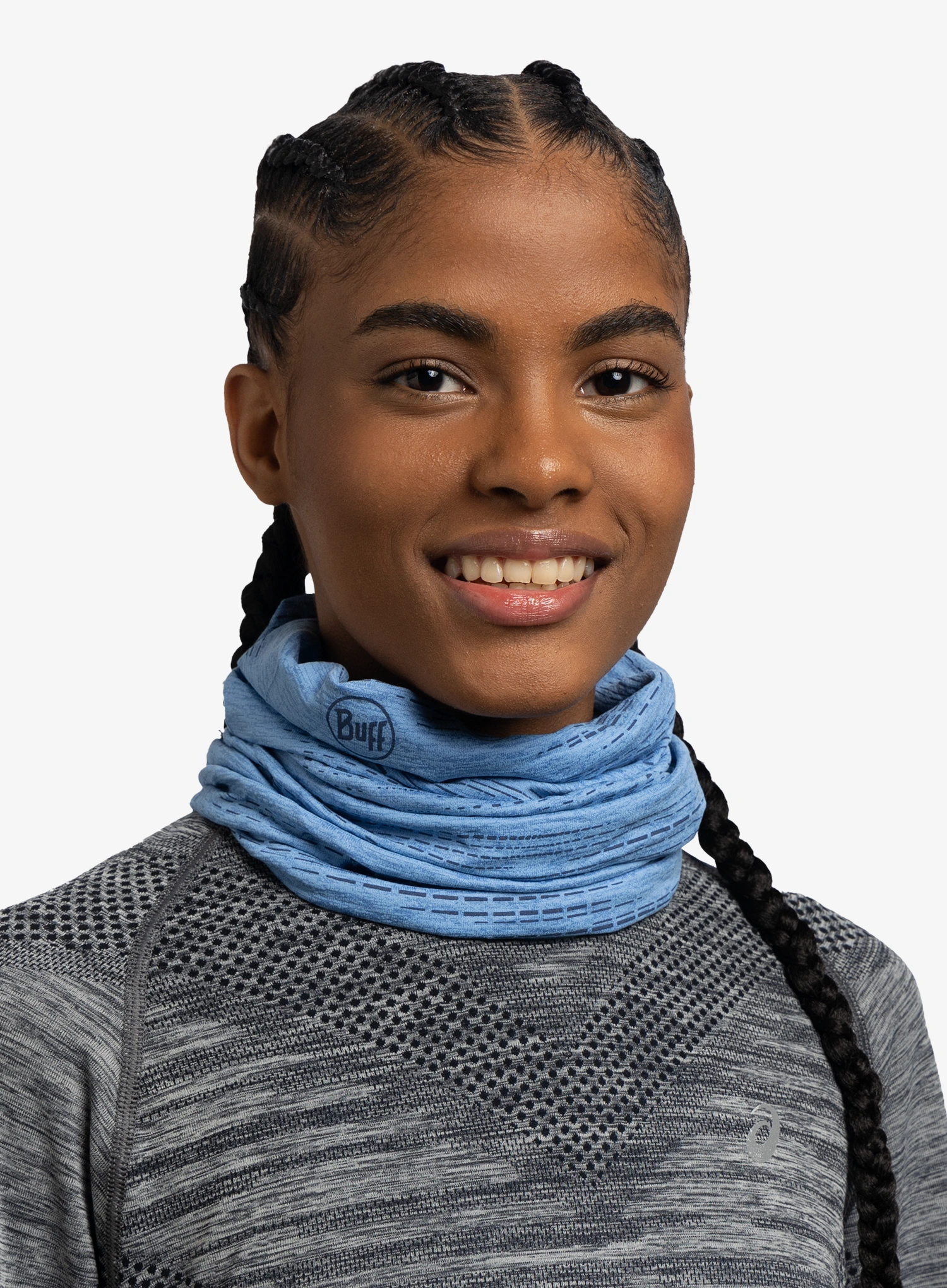 Multifunktionstuch Buff Dryflx - solid washed blue