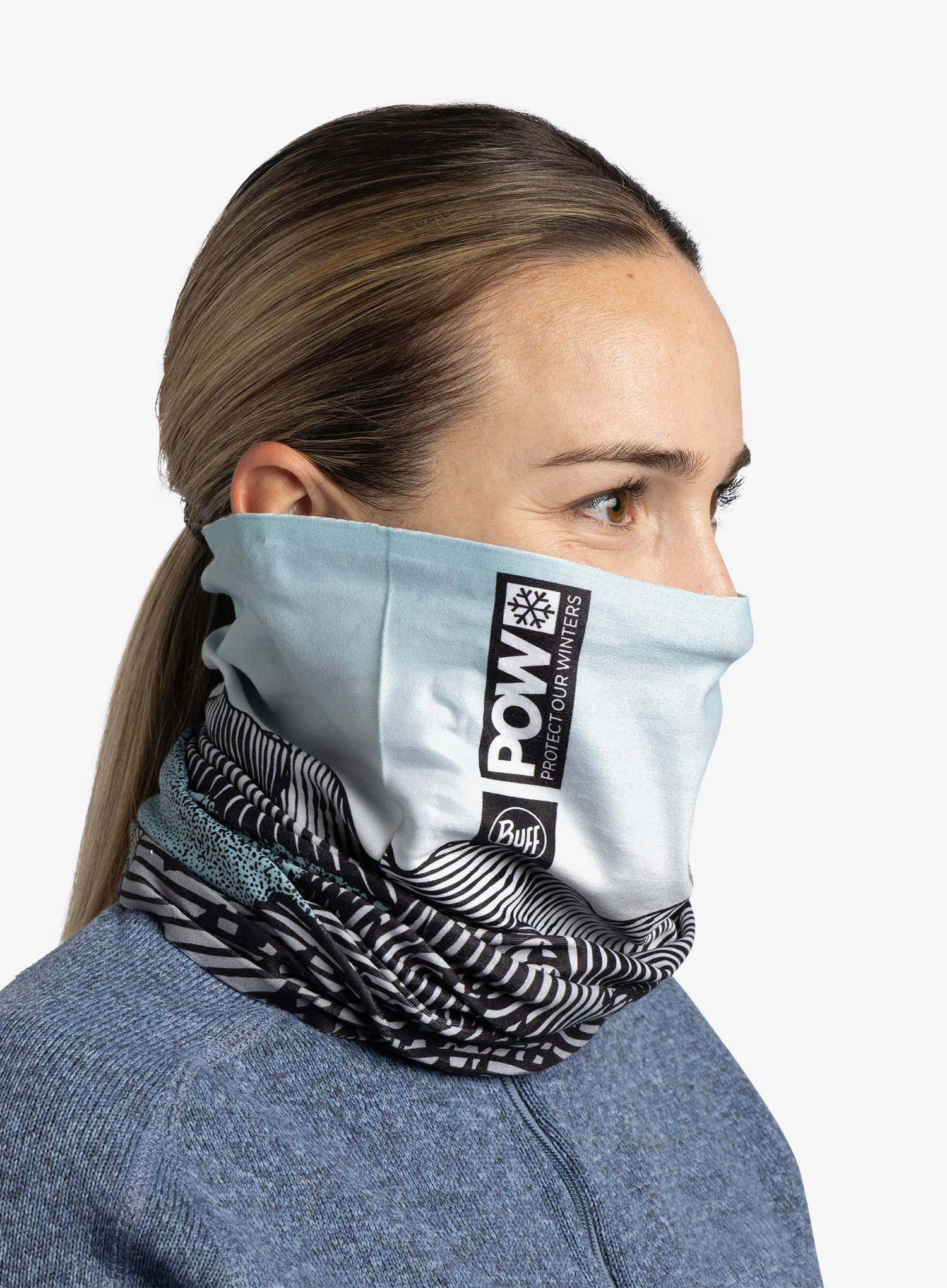 Multifunktionstuch Buff Thermonet - pow aqua haze