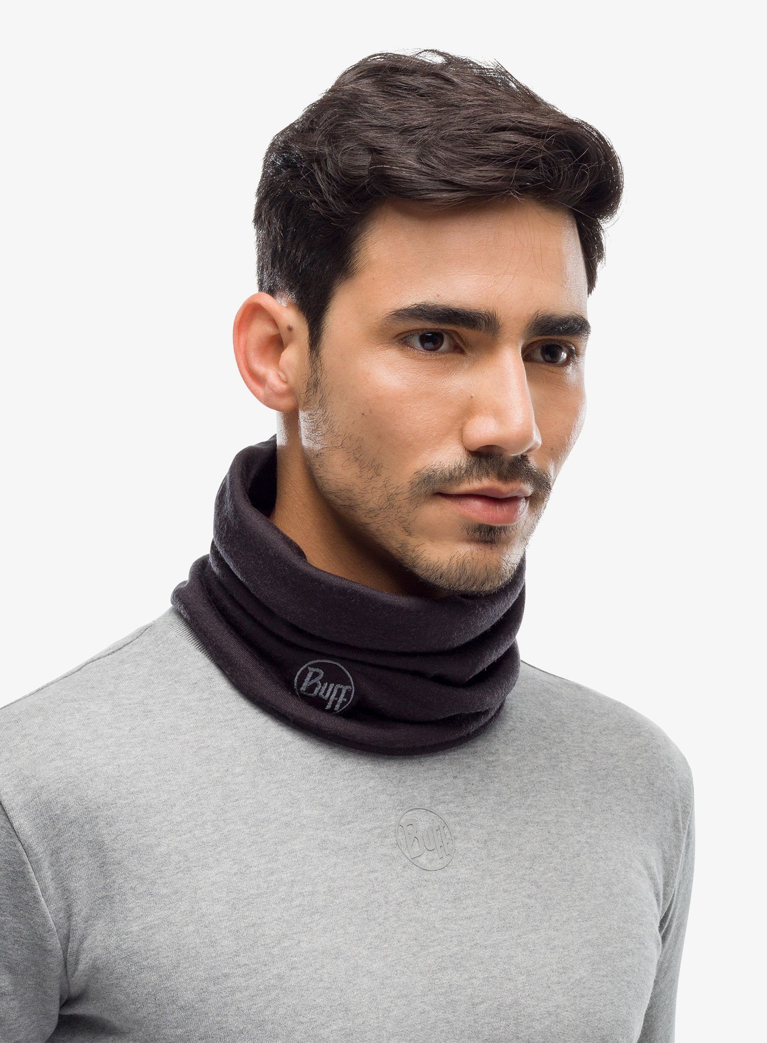 Schlauchschal Buff Heavyweight Merino Wool - solid black