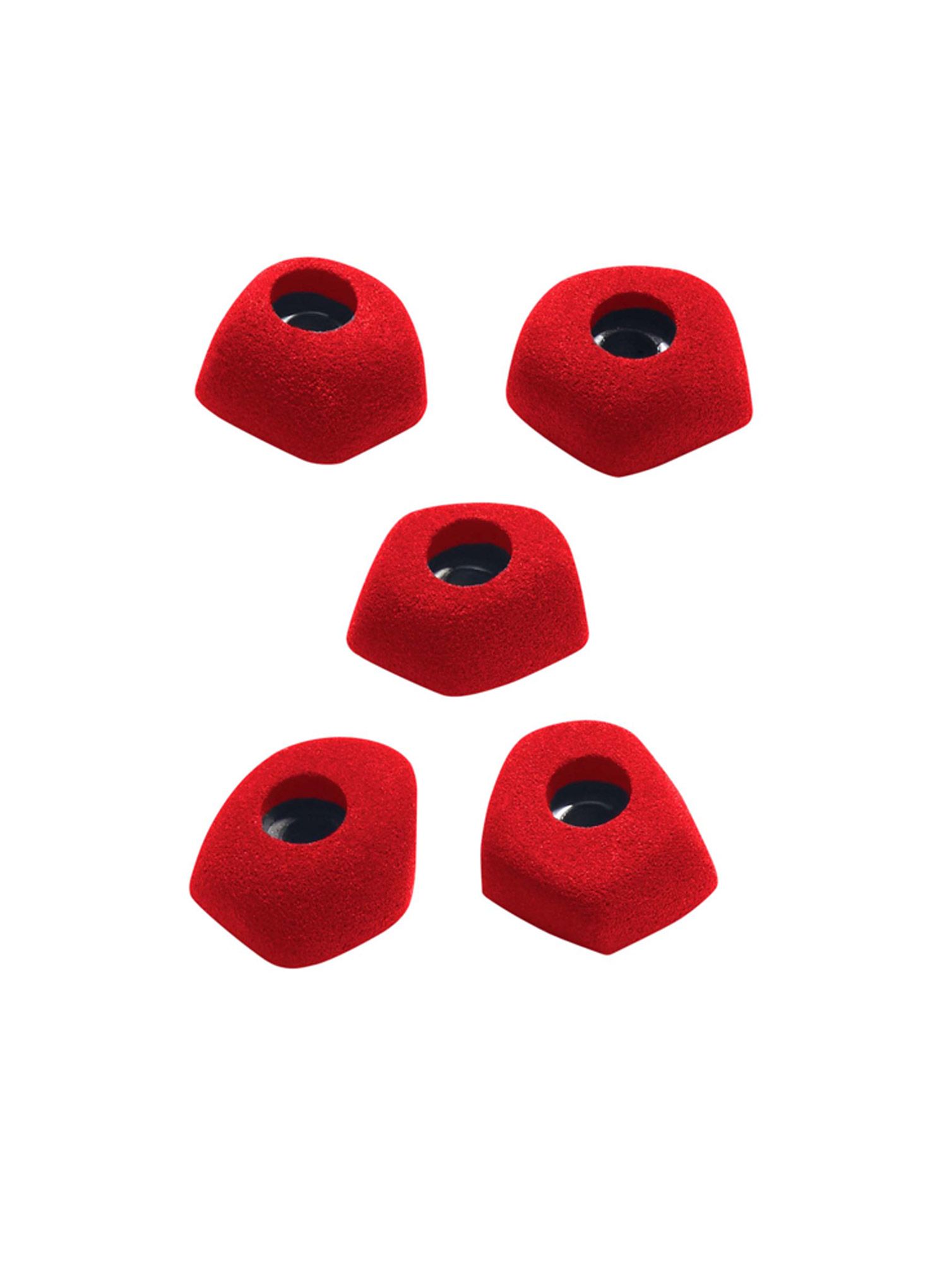 Klettergriffe Ocun Footholds Set 1 Bolt-on - red