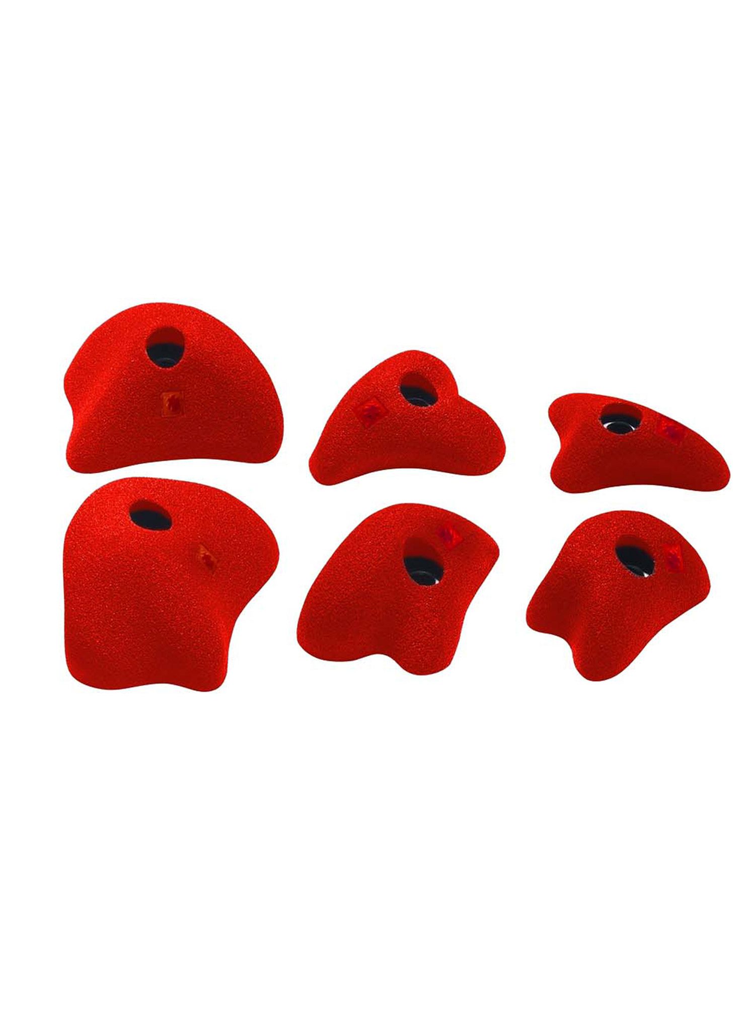 Klettergriffe Ocun Holds Set 3 Modulars - red