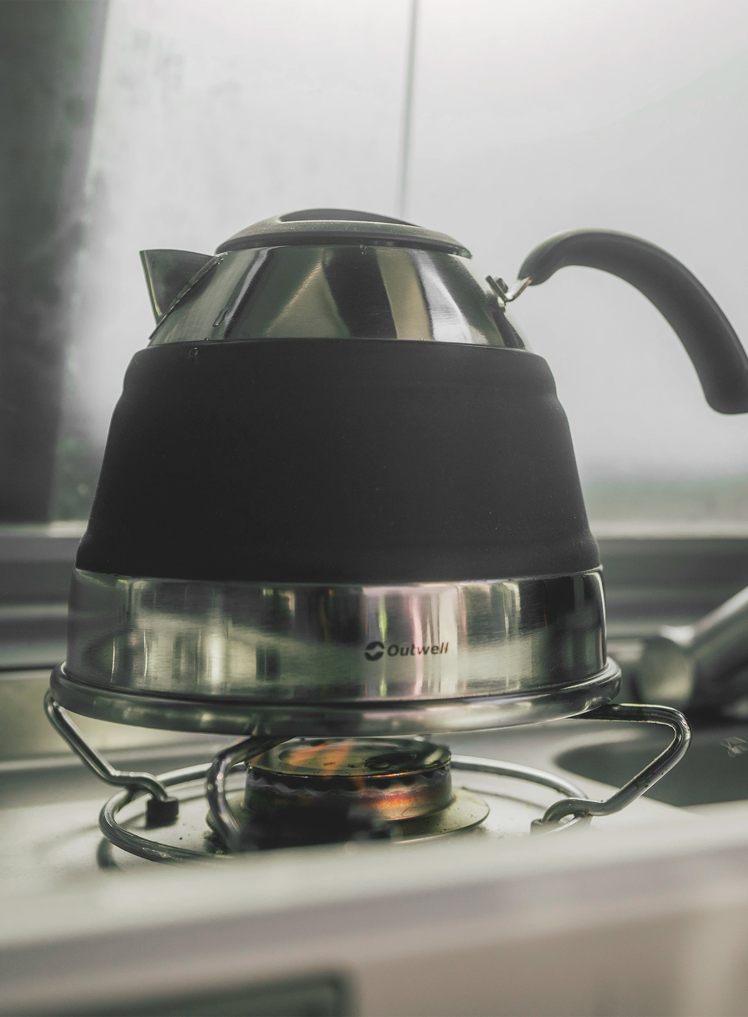 Wasserkocher Outwell Collaps Kettle 1.5L - grey mist