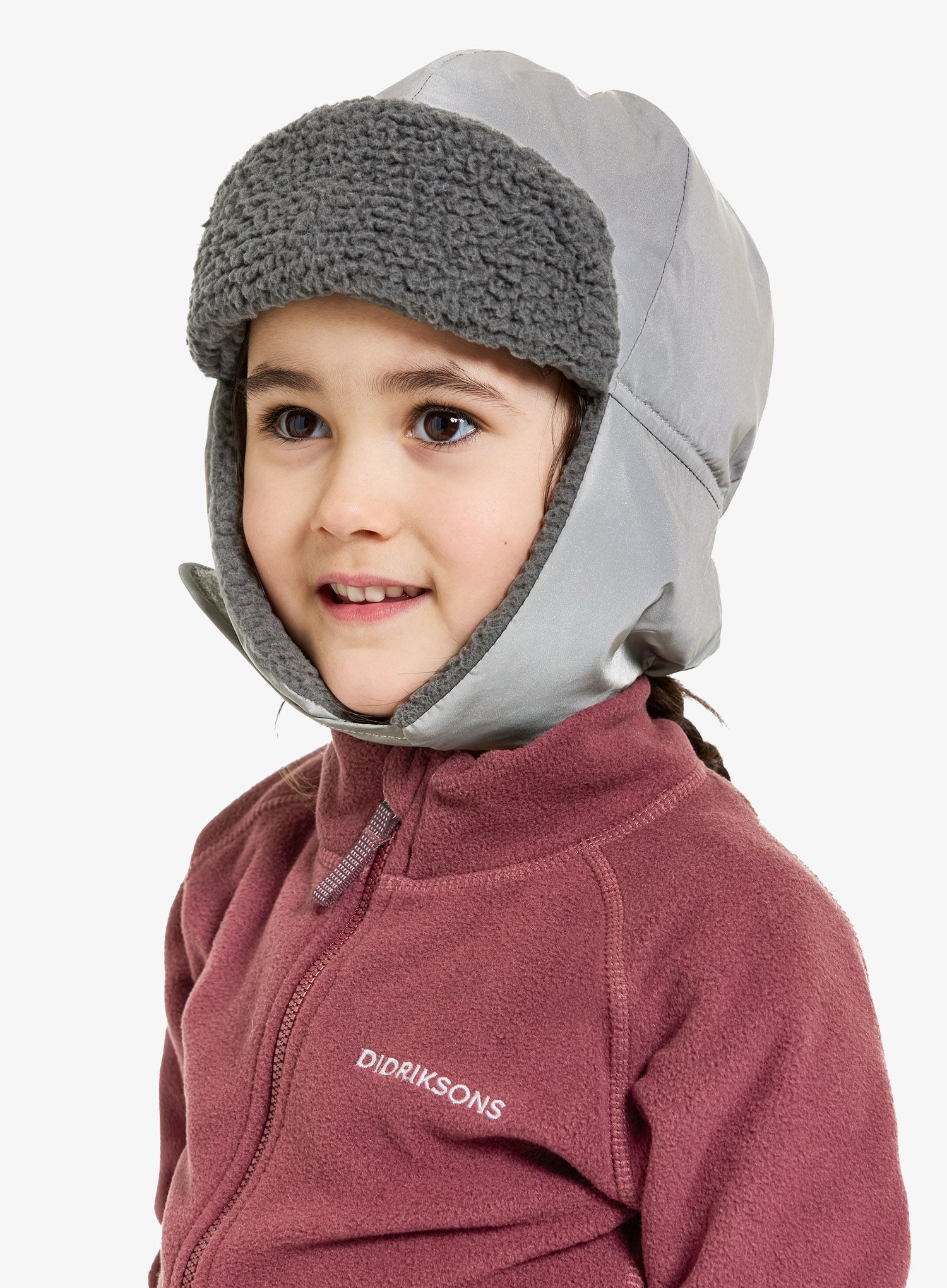 Kindermütze Didriksons Biggles Reflective Cap - silver
