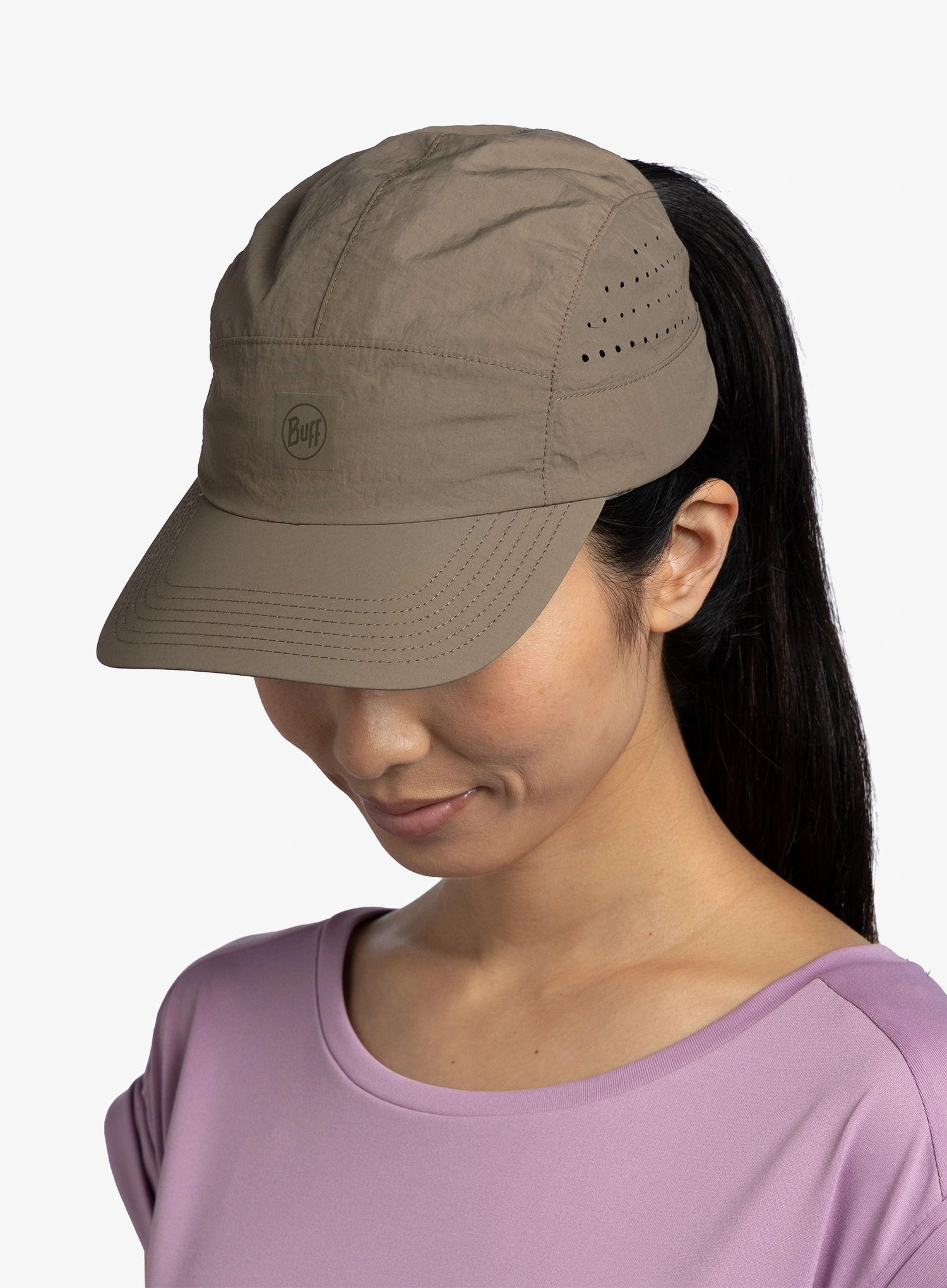 Laufmütze Buff Speed Cap - solid tundra khaki
