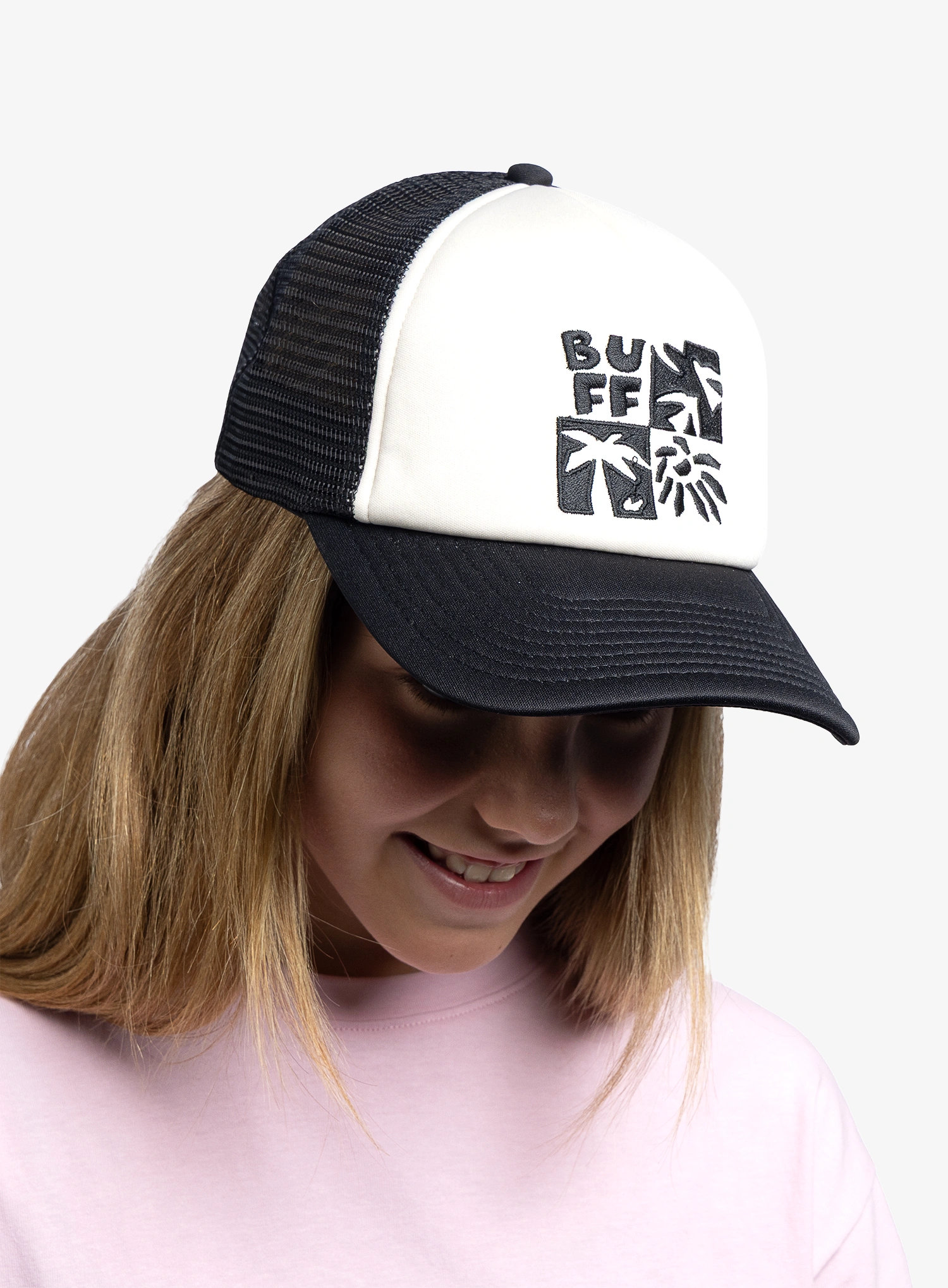 Mütze Kinder Buff Trucker Cap Kid - pampani black