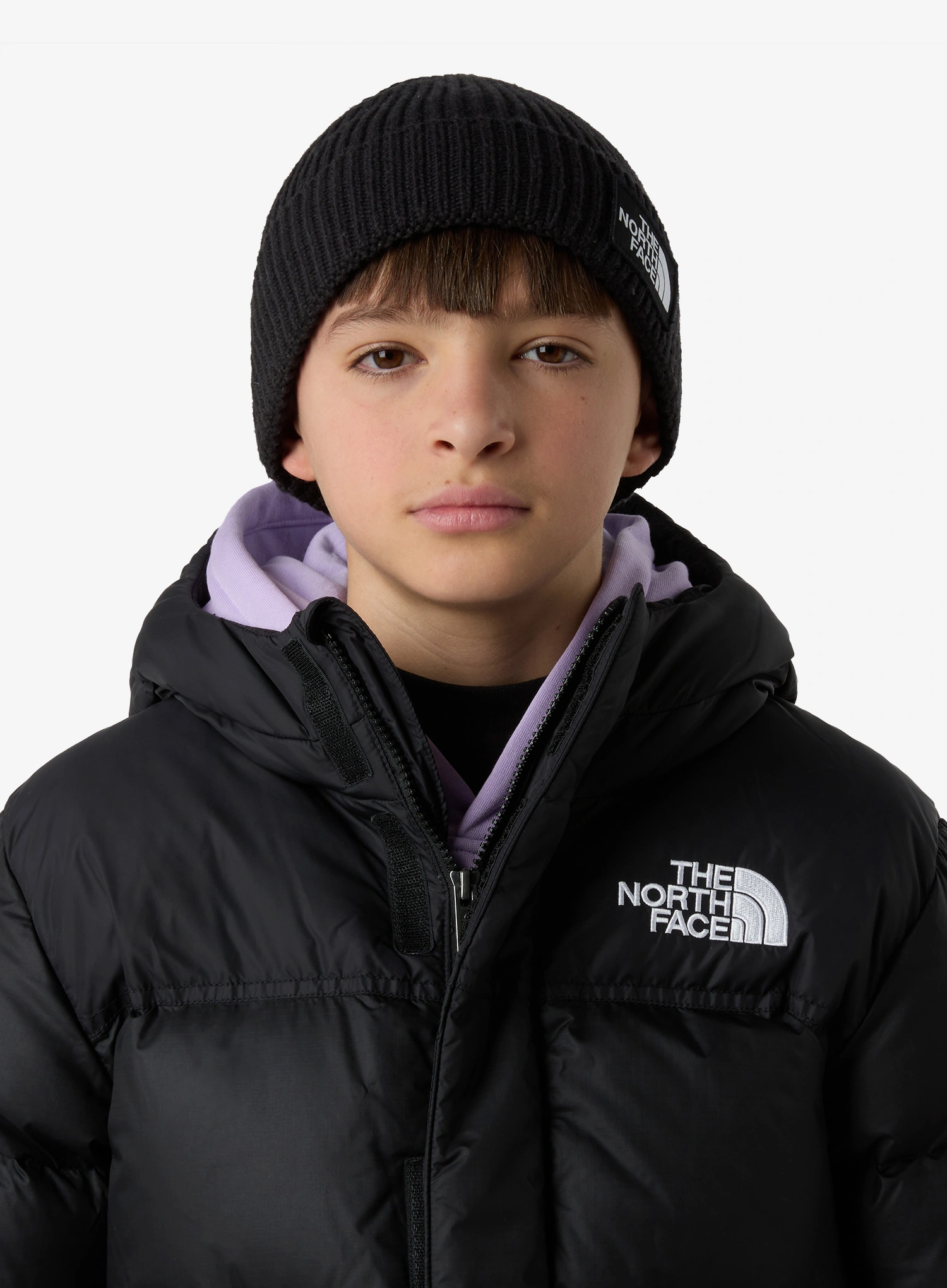 Mütze Kinder The North Face Logo Box Cuffed Beanie - tnf black
