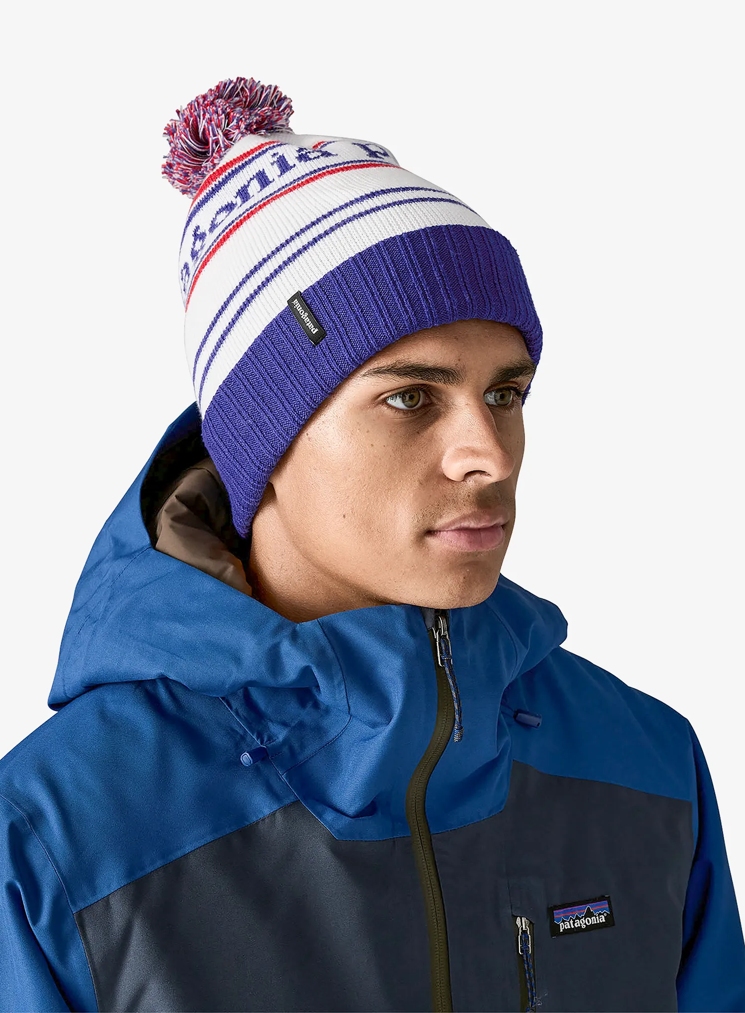 Mütze Patagonia Powder Town Beanie - viking blue