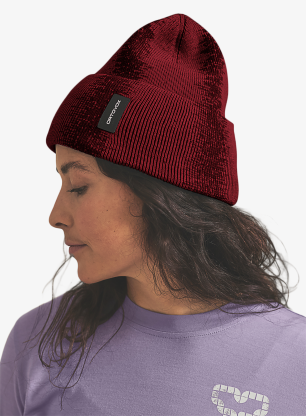 Mütze Ortovox Nicholson Rib Beanie - red malbec