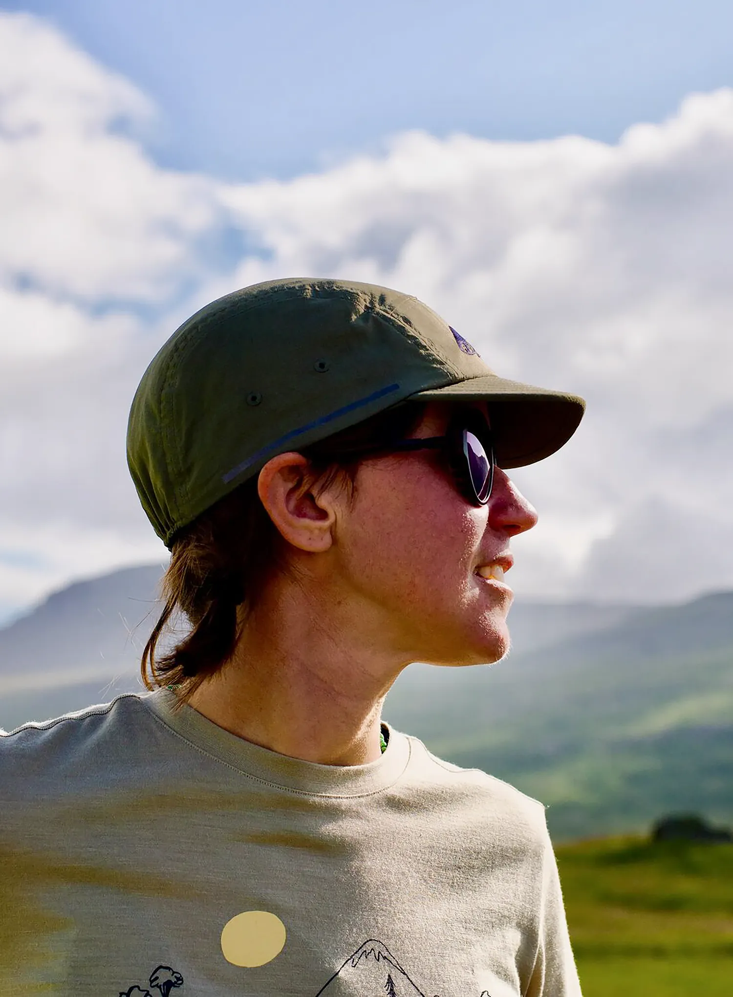 Fahrradmütze Fjallraven Hoja Lugnt Cap - green