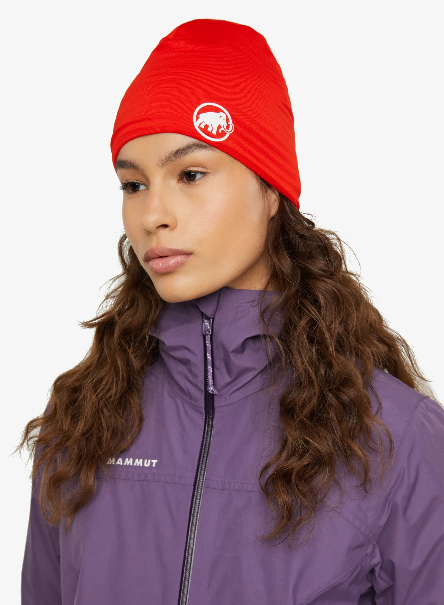 Funktionsmütze Mammut Taiss Beanie - mammut red