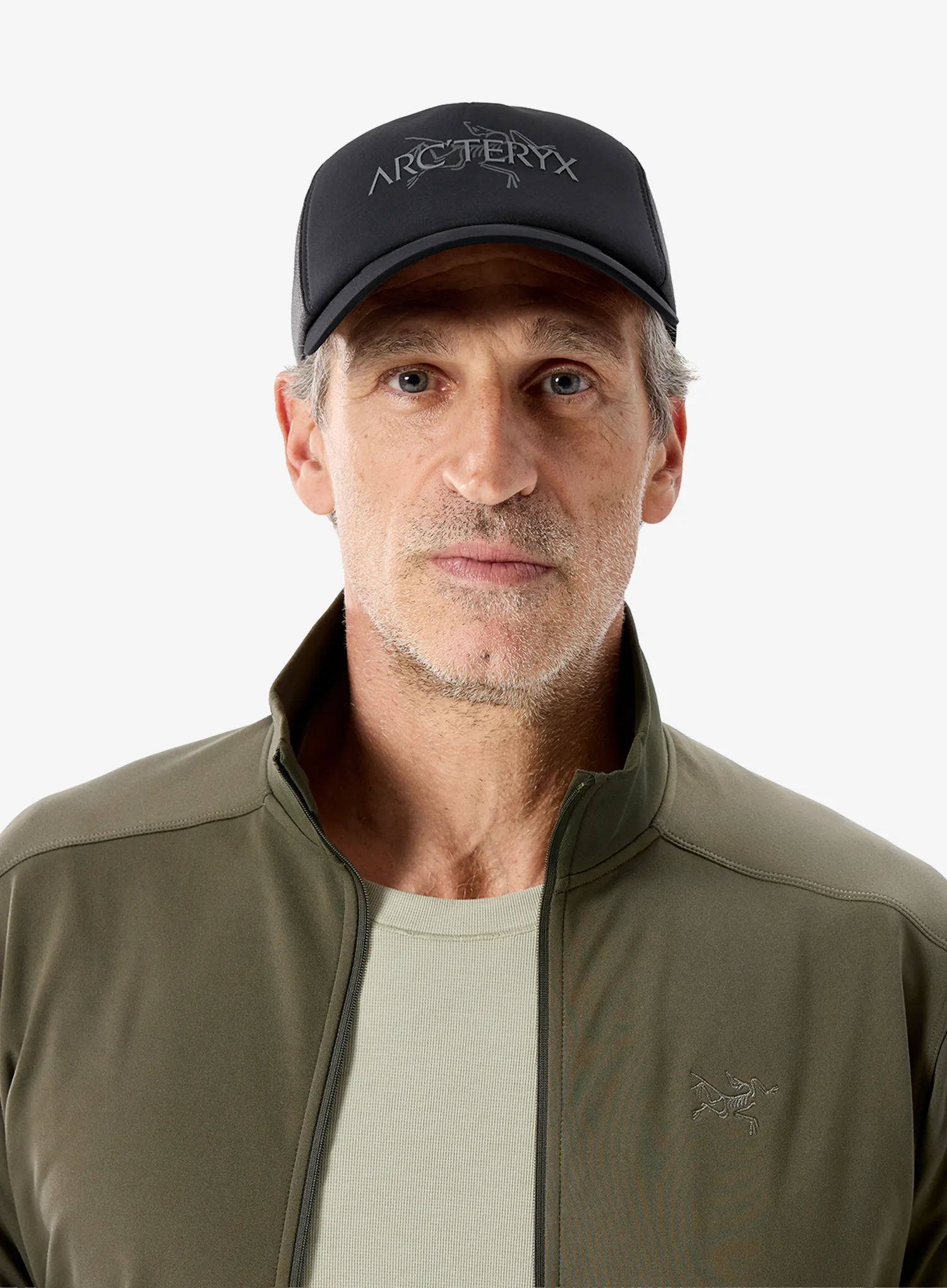 Cap Arcteryx Bird Word Trucker Hat - black/cloud