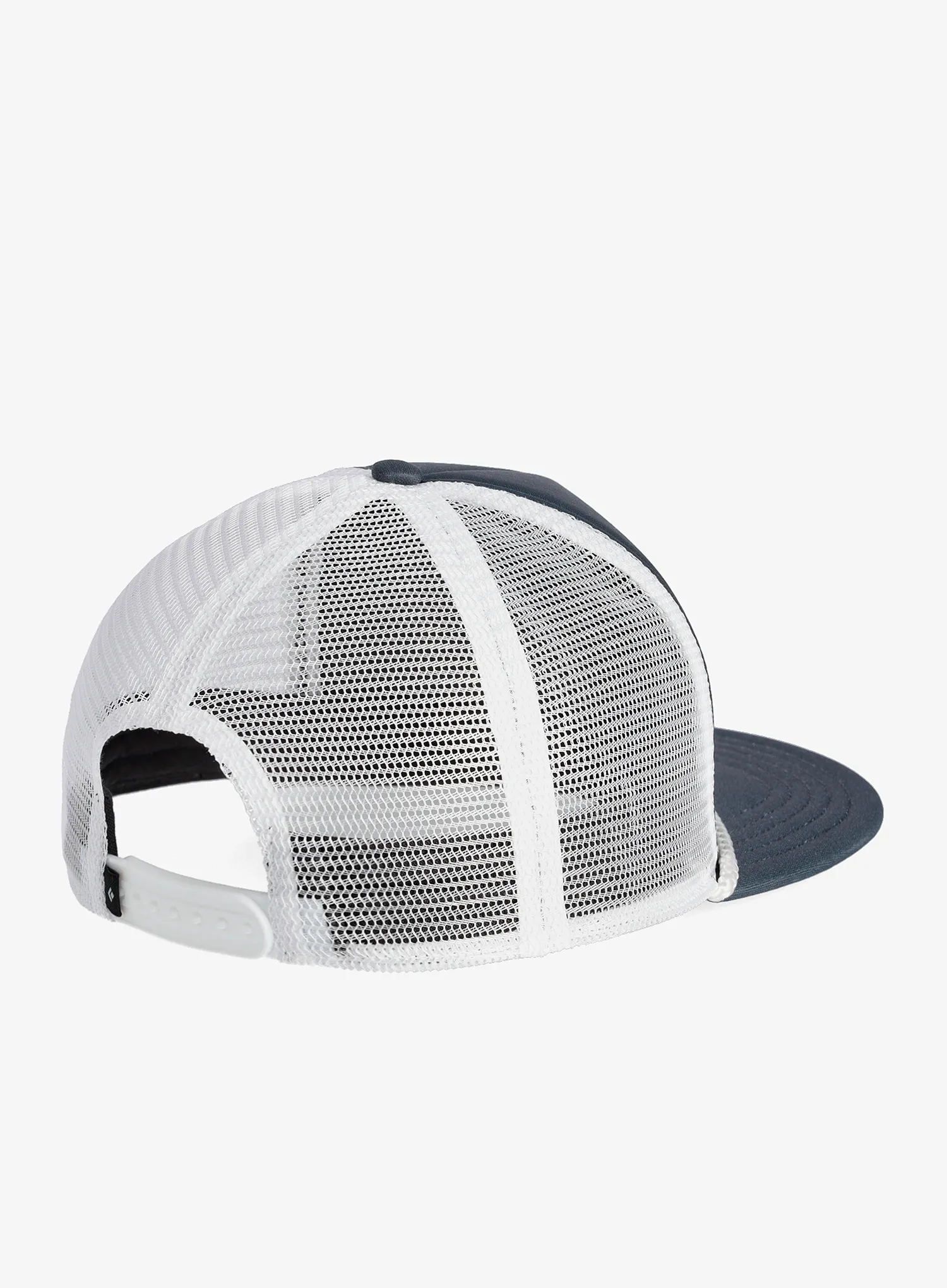 Cap Black Diamond Flat Bill Trucker Hat - charcoal/white