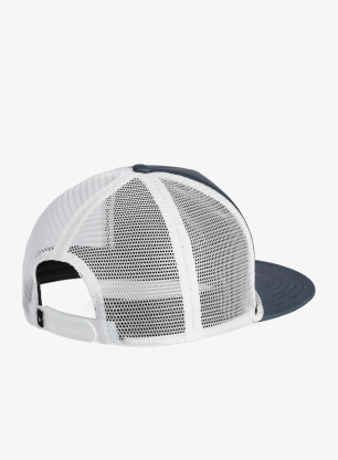 Cap Black Diamond Flat Bill Trucker Hat - charcoal/white