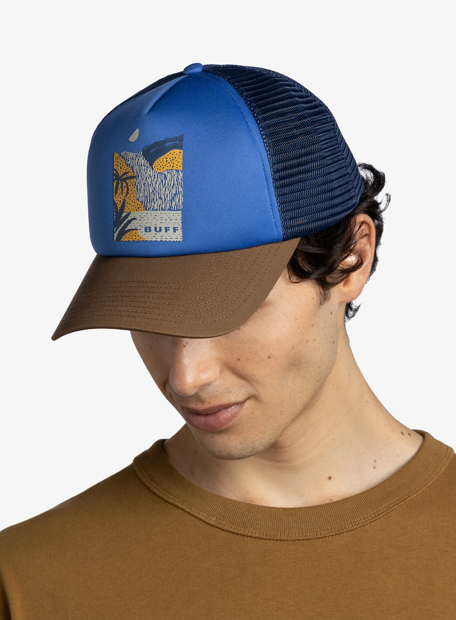 Cap Buff Trucker Cap - arand blue