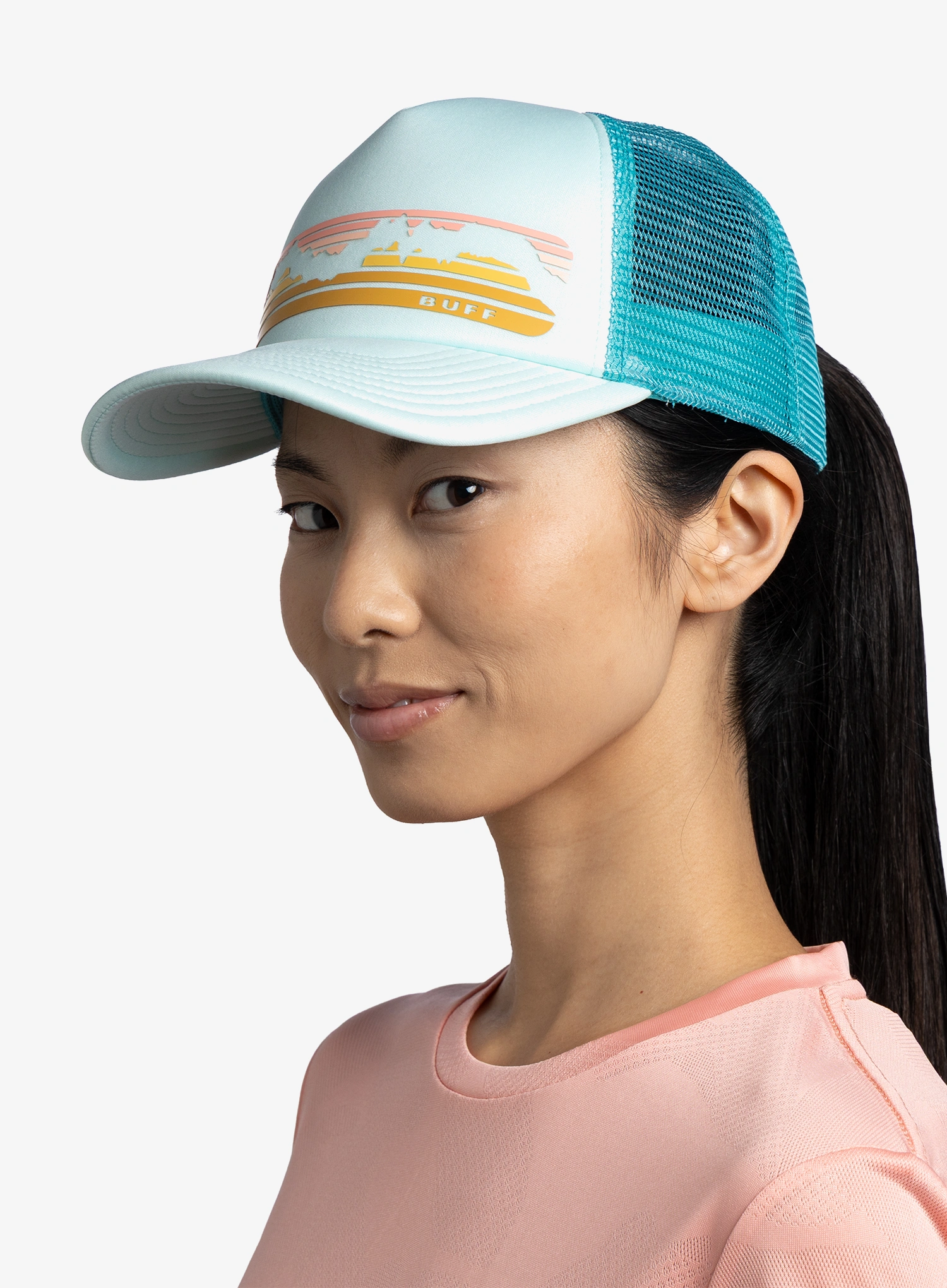 Cap Buff Trucker Cap - chara mint