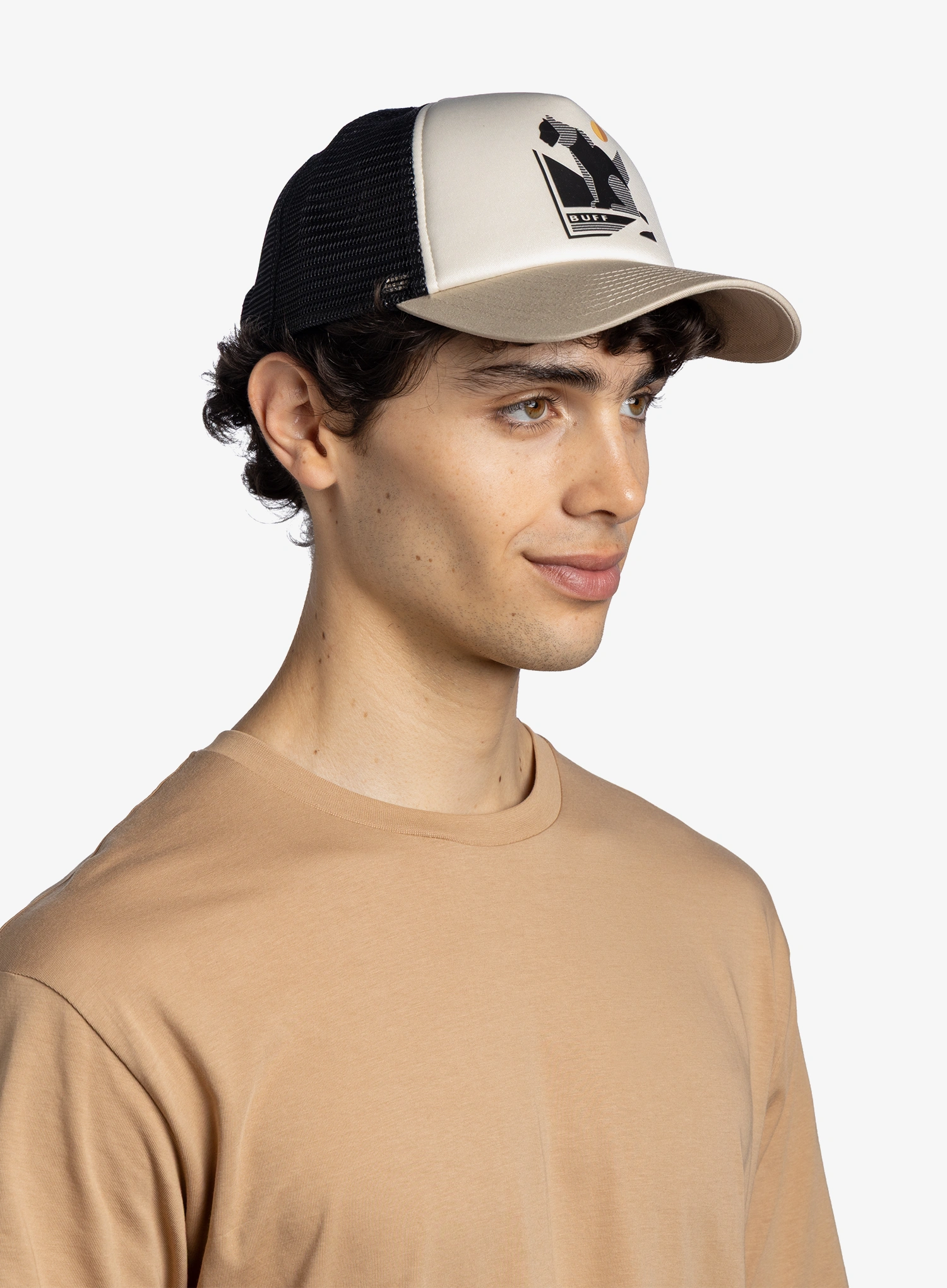 Cap Buff Trucker Cap - mook cream