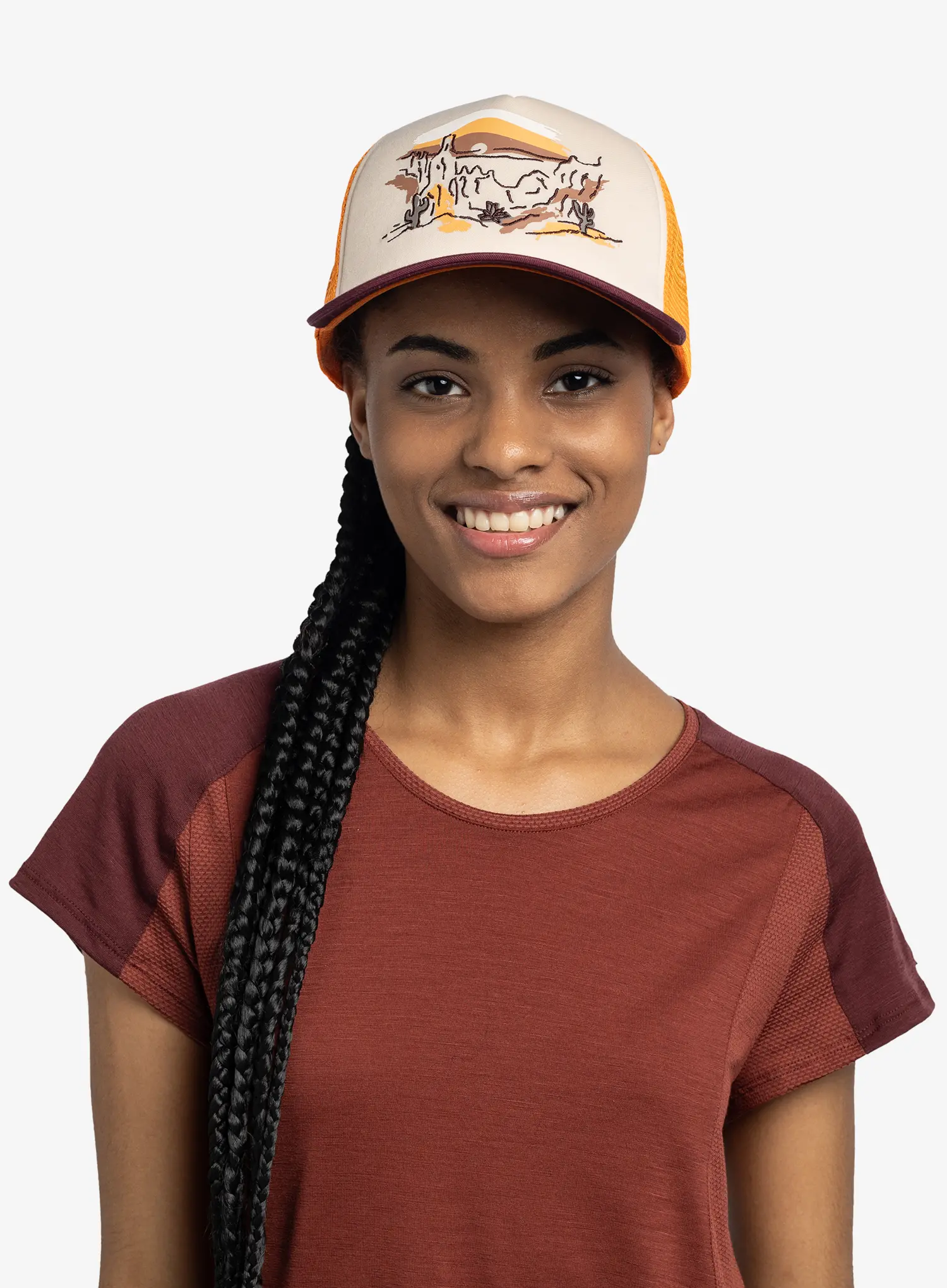 Cap Buff Trucker Cap - sylva apricot
