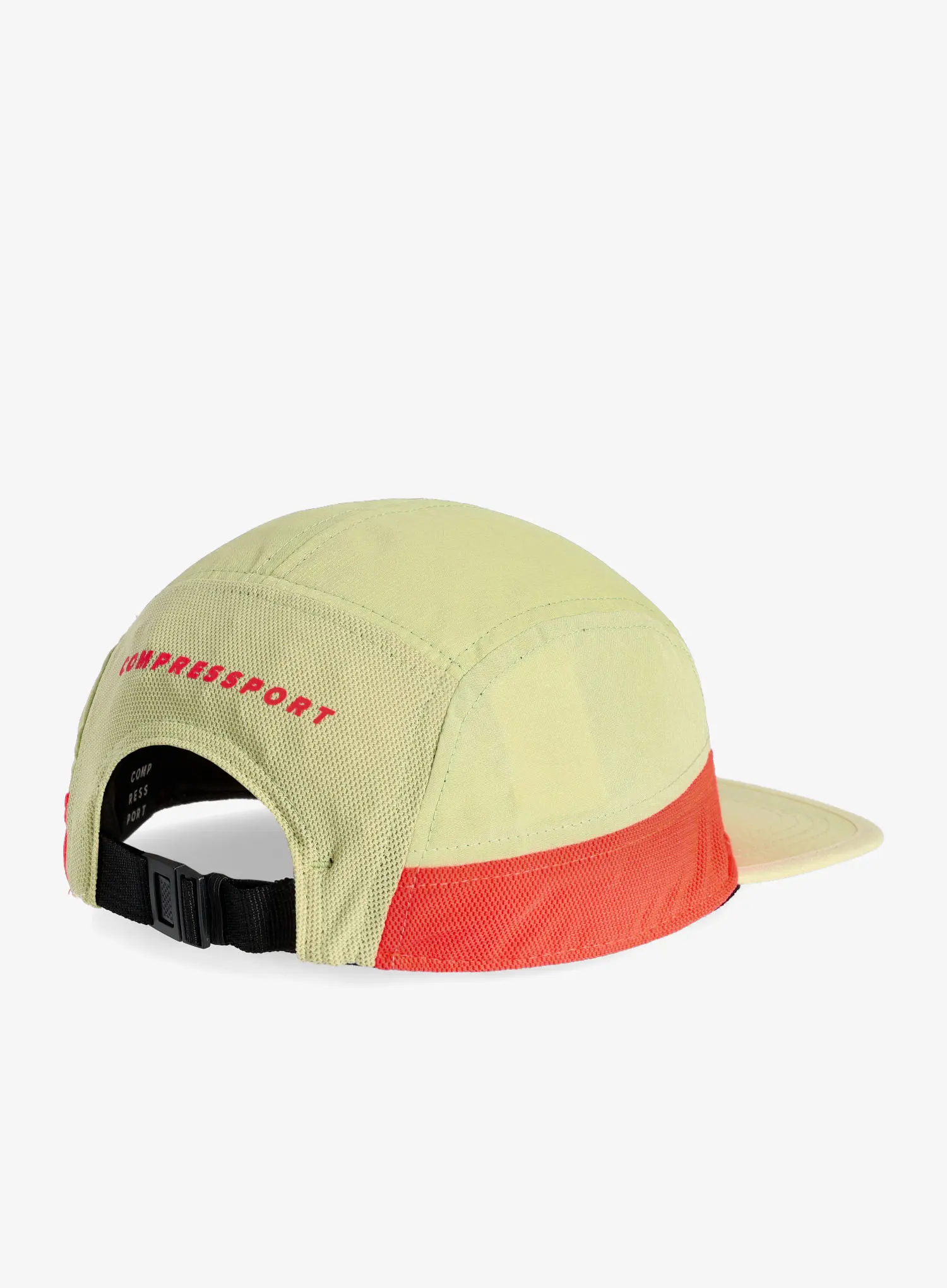 Cap Compressport 5 Panel Light Cap - nile/fluo red