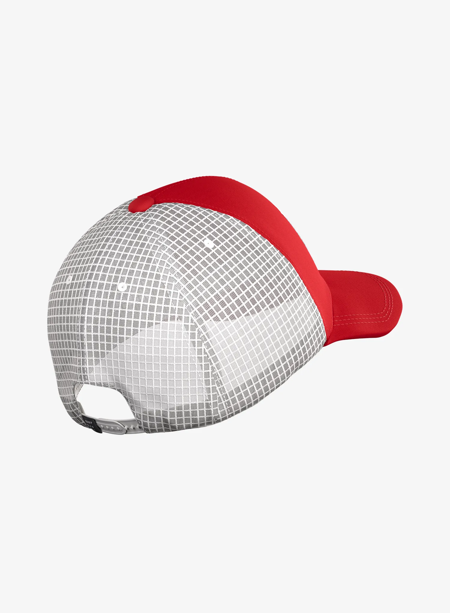 Cap Compressport Trucker 6P Cap - pompeian red
