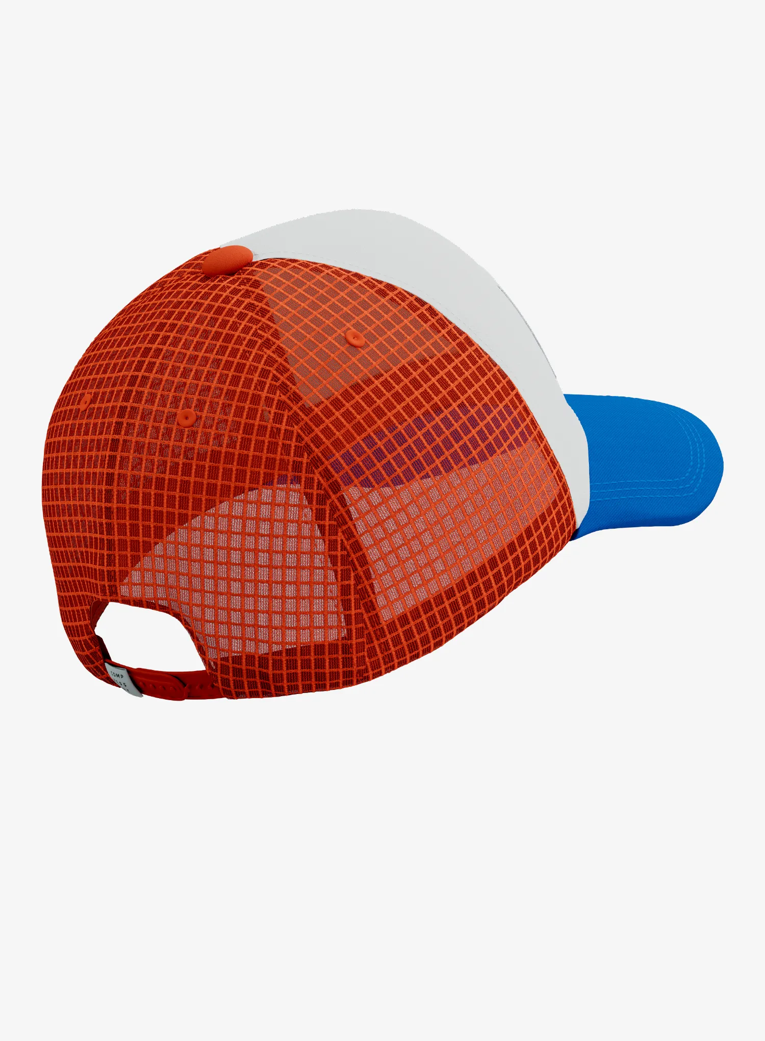 Cap Compressport Trucker 6P Cap - princess blue/white