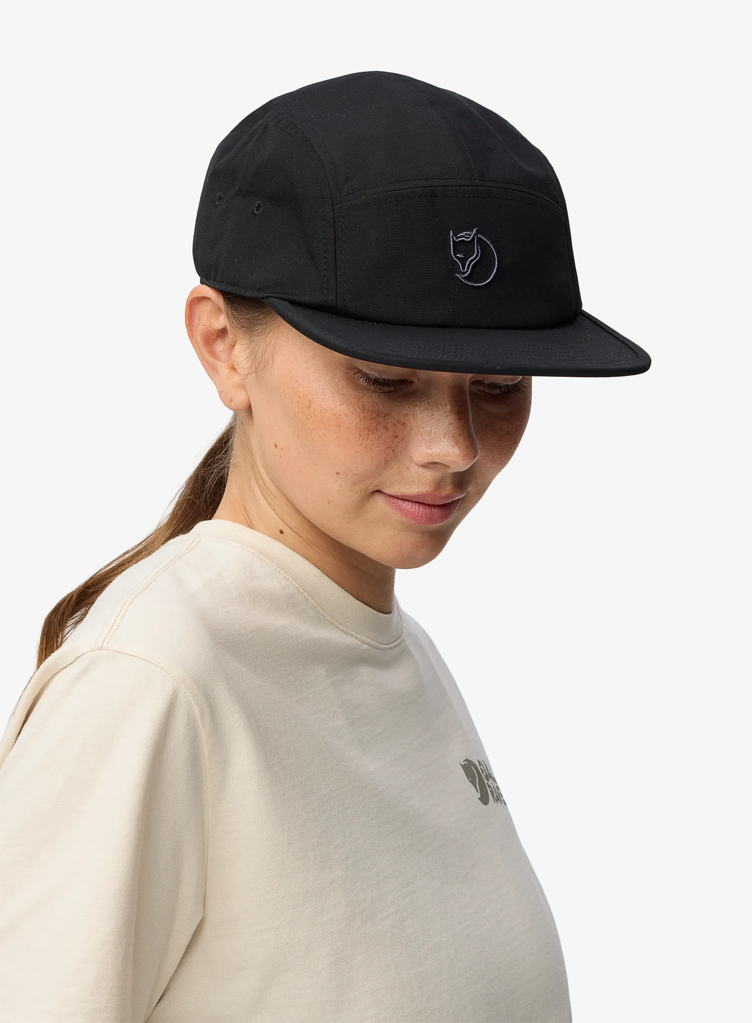 Cap Fjallraven Fjallraven Flat Brim Cap - black