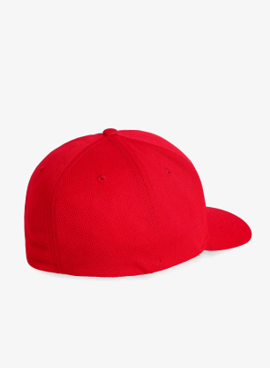 Cap Fox Head Tech Flexfit Hat - flame red