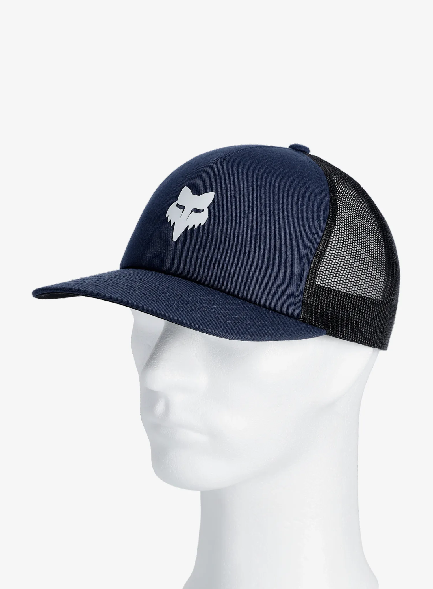 Cap Fox Head Trucker Hat - midnight