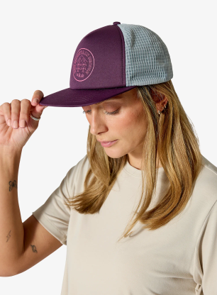Cap Rab Cirque Print Cap - mulberry/pewter