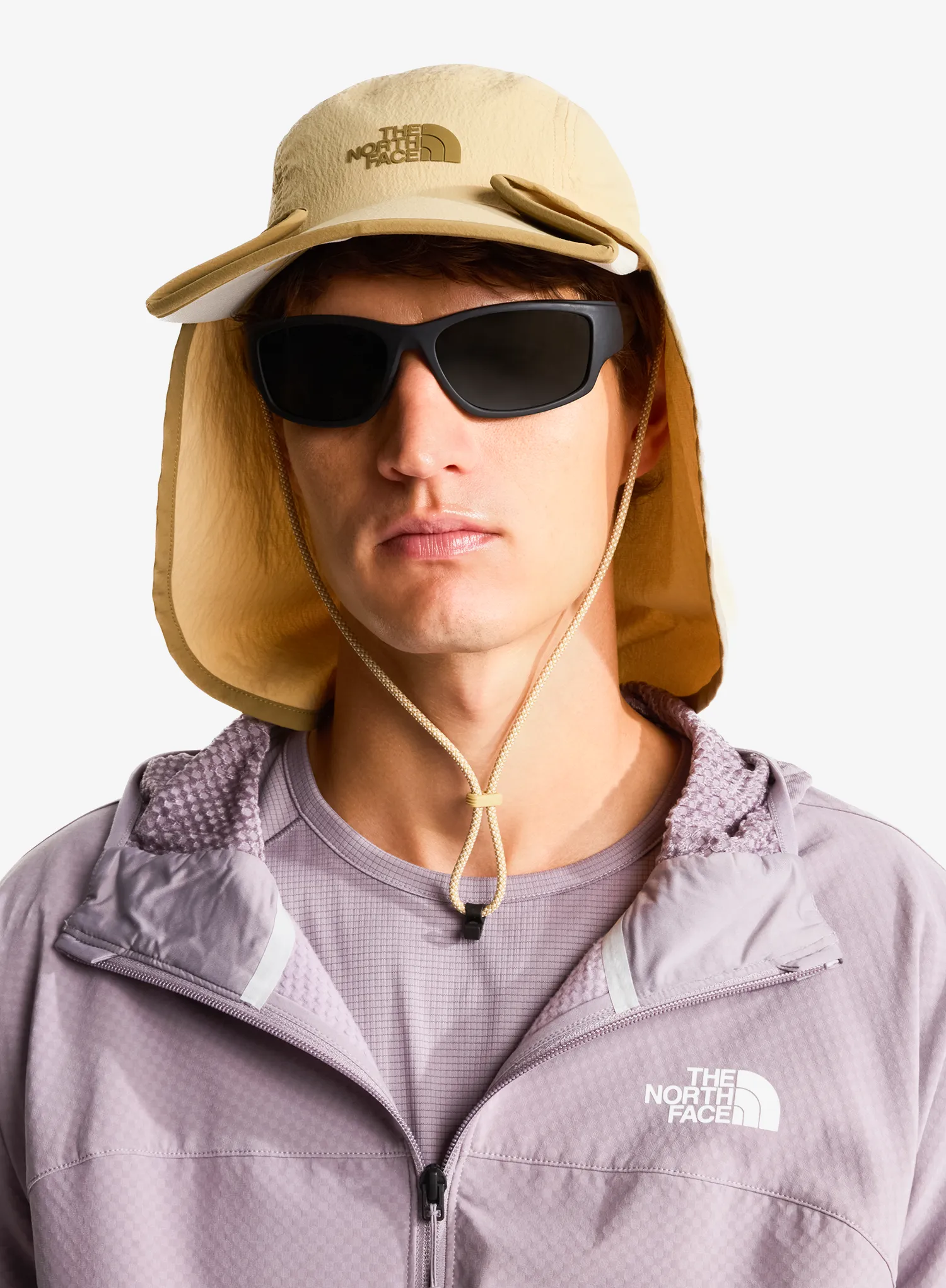 Cap The North Face Class V Convertible Sunshield - khaki stone/cedar