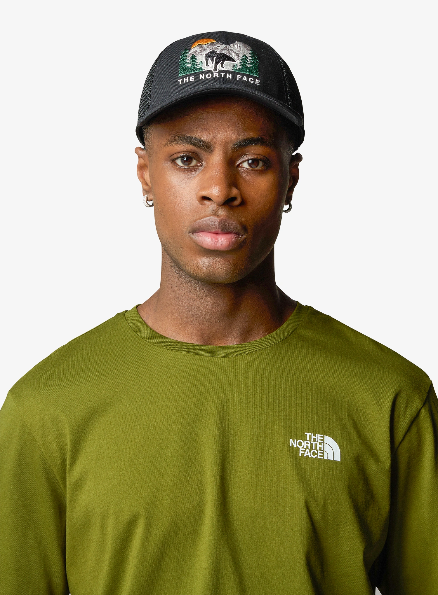 Cap The North Face Embroidered Mudder Trucker - tnf black/tnf black