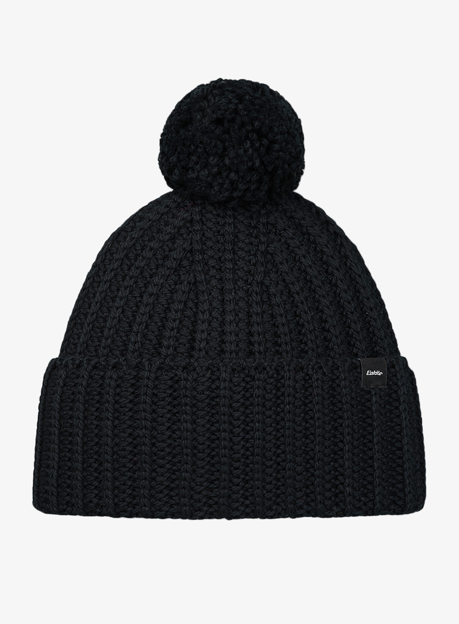 Wintermütze Eisbar Ronda Pompon MU - schwarz/schwarz